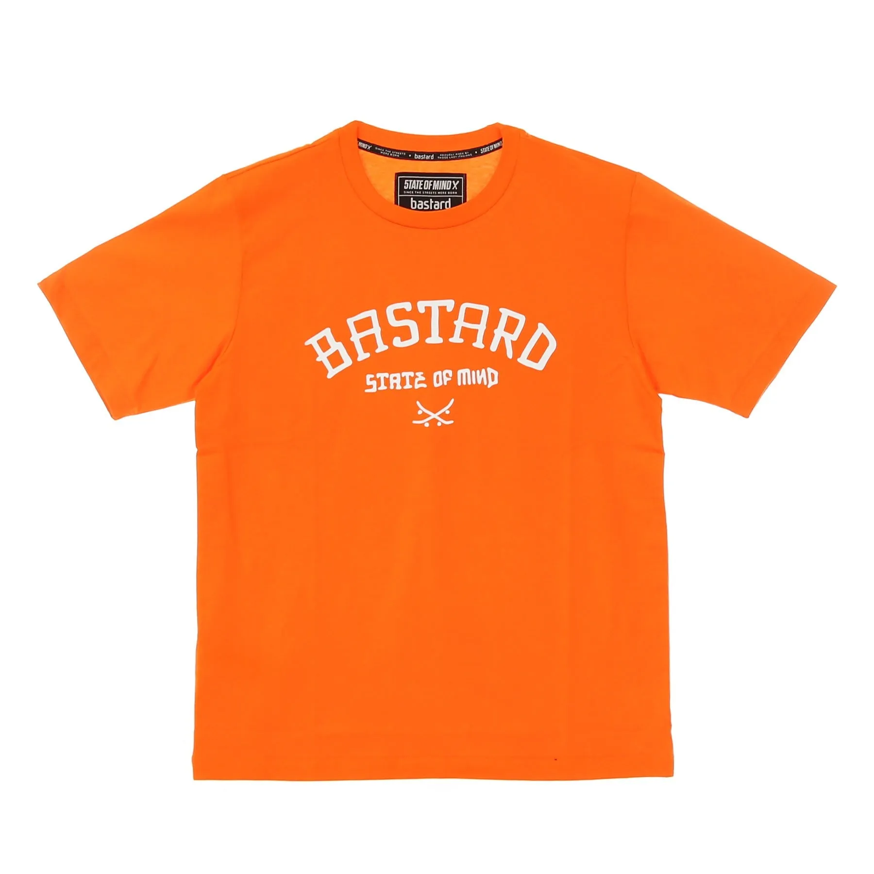 Maglietta Uomo 5om X Bastard Logo Tee Orange