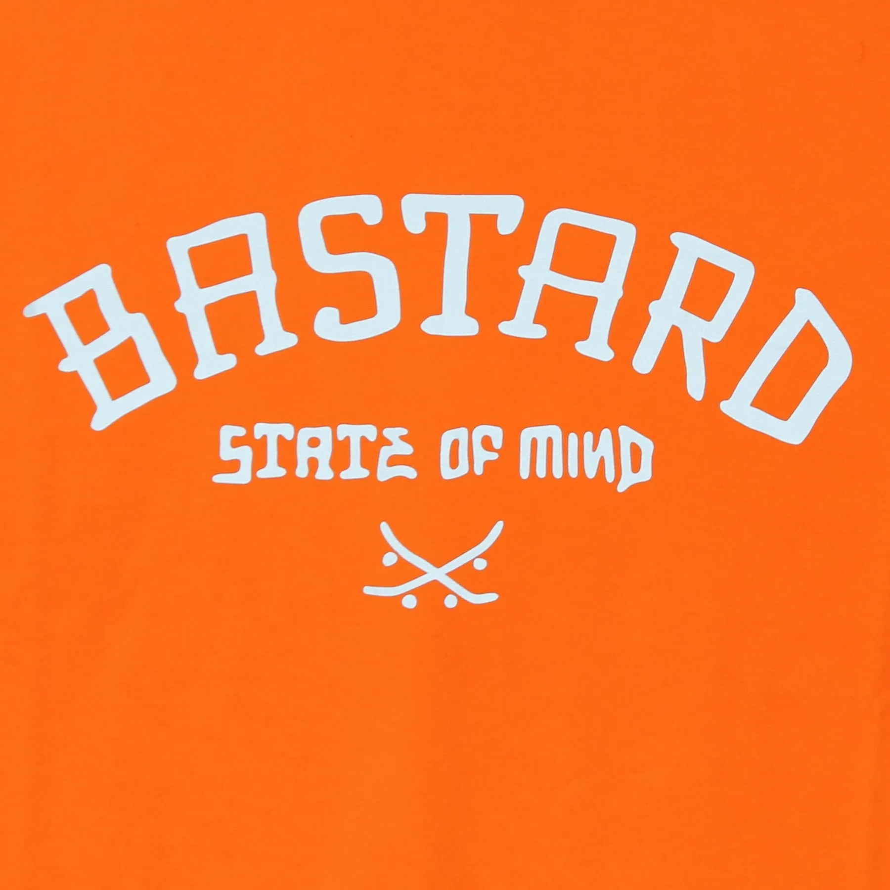 Maglietta Uomo 5om X Bastard Logo Tee Orange
