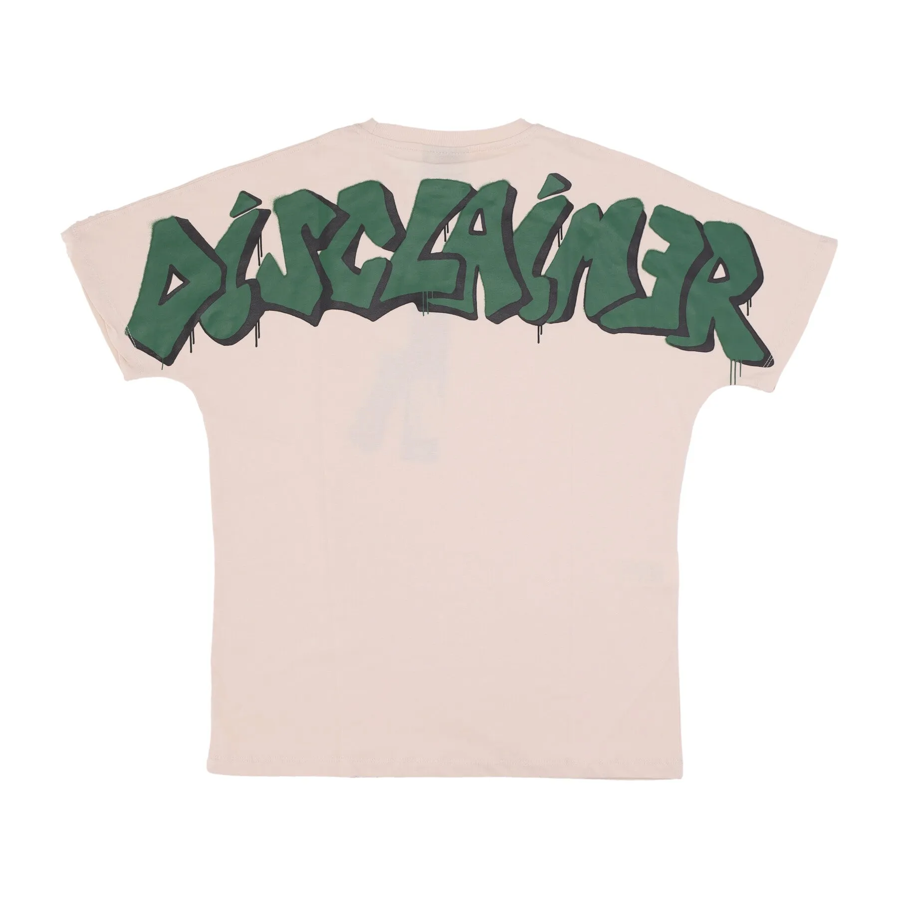 Maglietta Uomo Back Big Logo Tee Cream/st Bottle Green