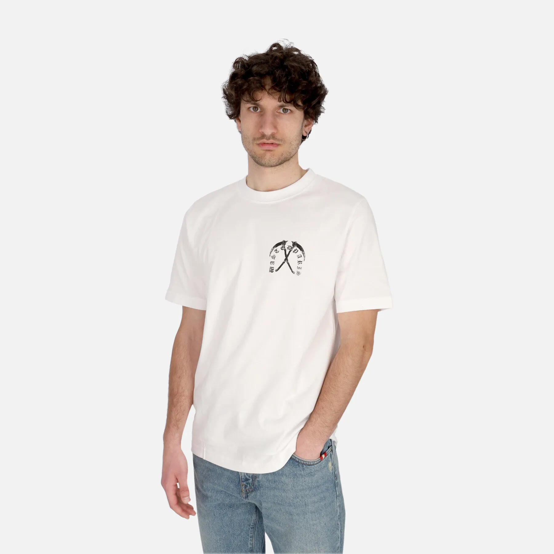 Maglietta Uomo Grief Tee White
