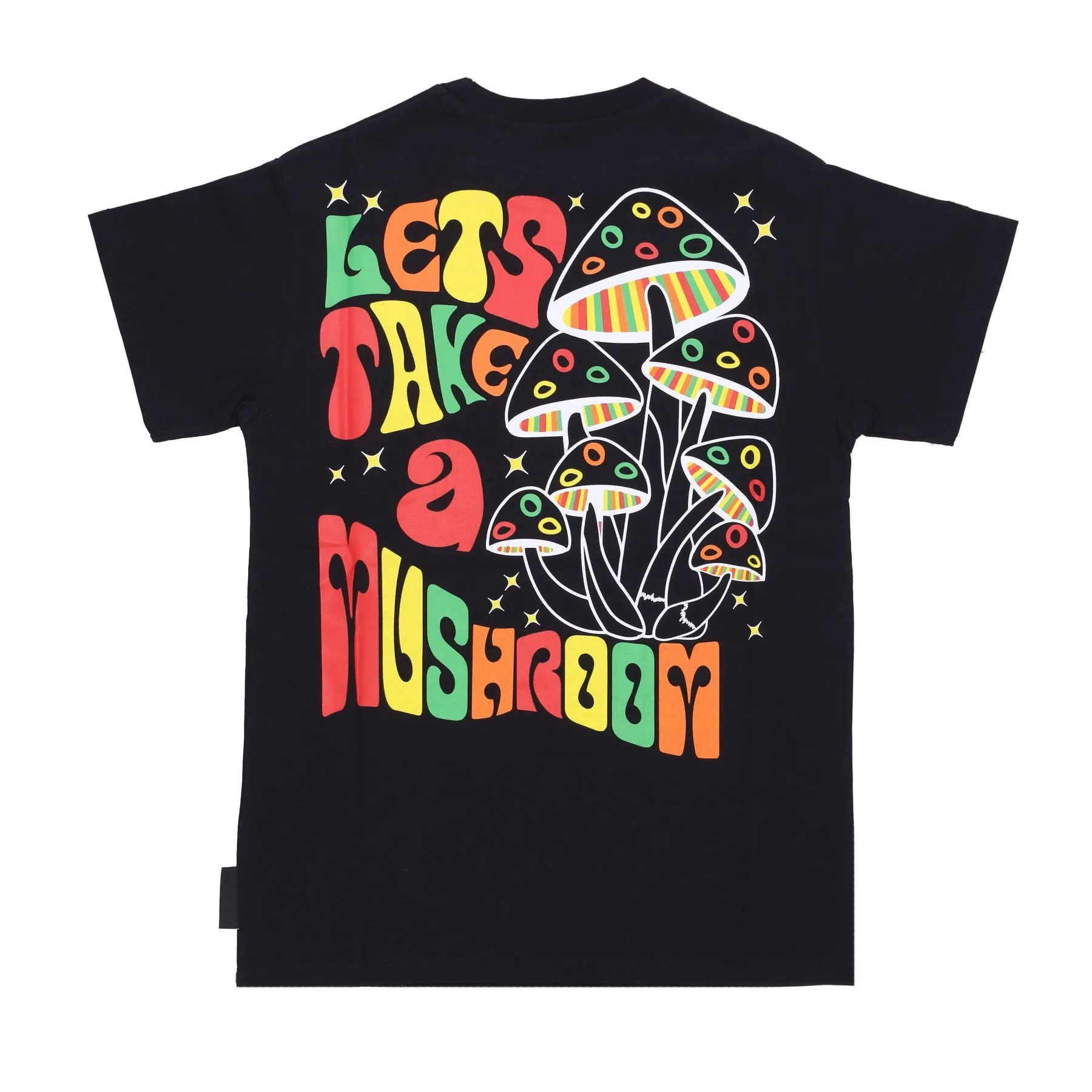 Maglietta Uomo Lets Take A Mushroom Tee Black