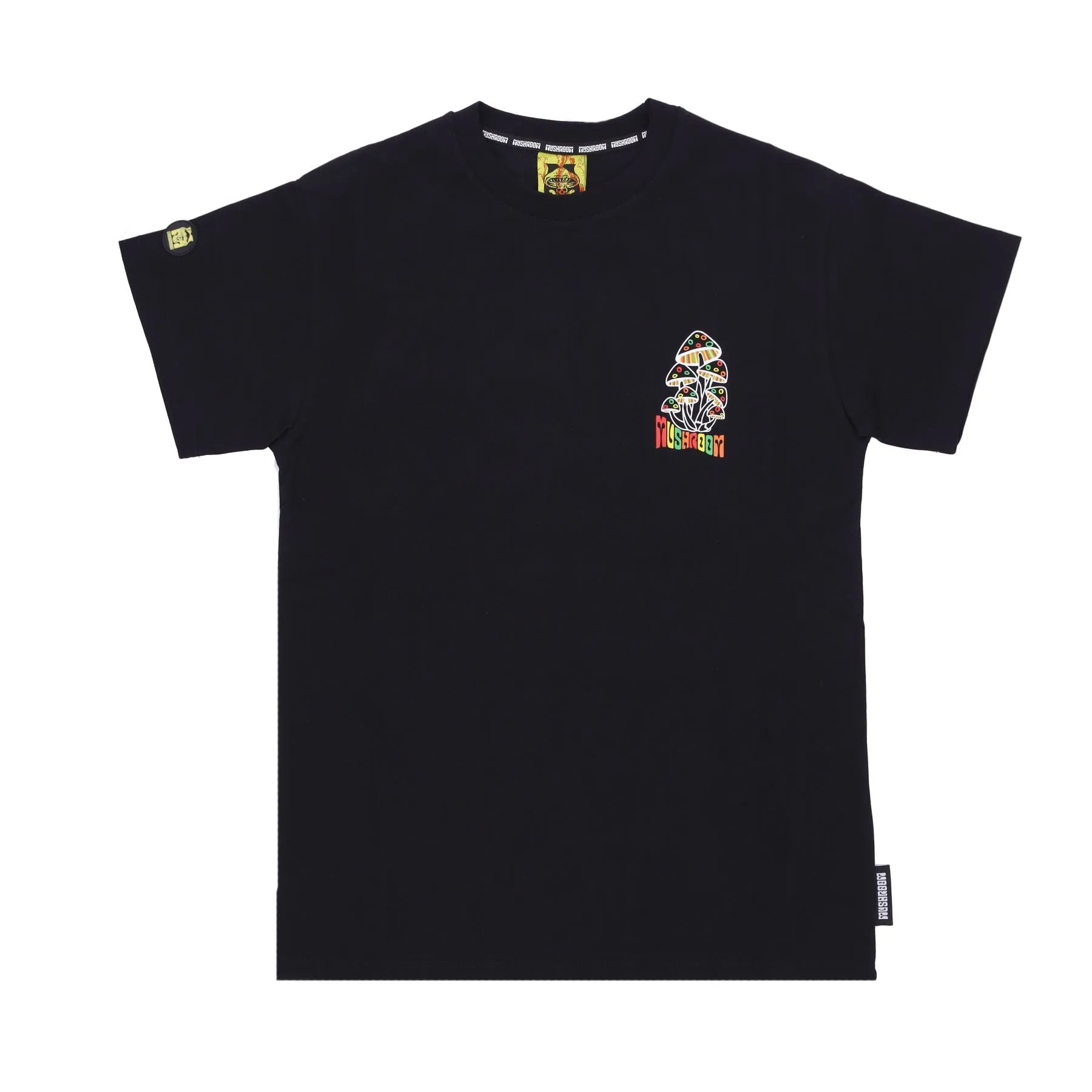 Maglietta Uomo Lets Take A Mushroom Tee Black