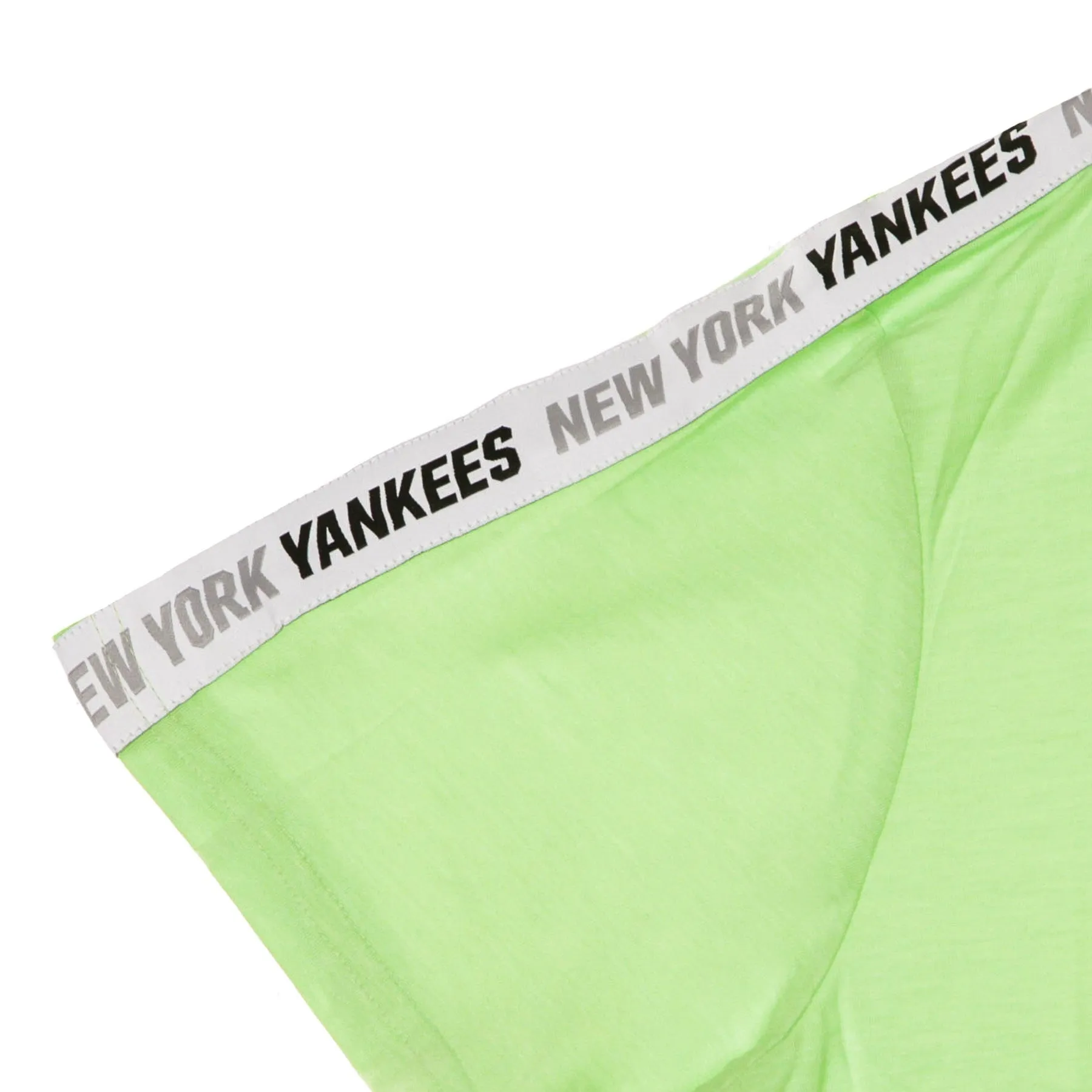 Maglietta Uomo Mlb Sleeve Taping Tee Neyyan Lime/black