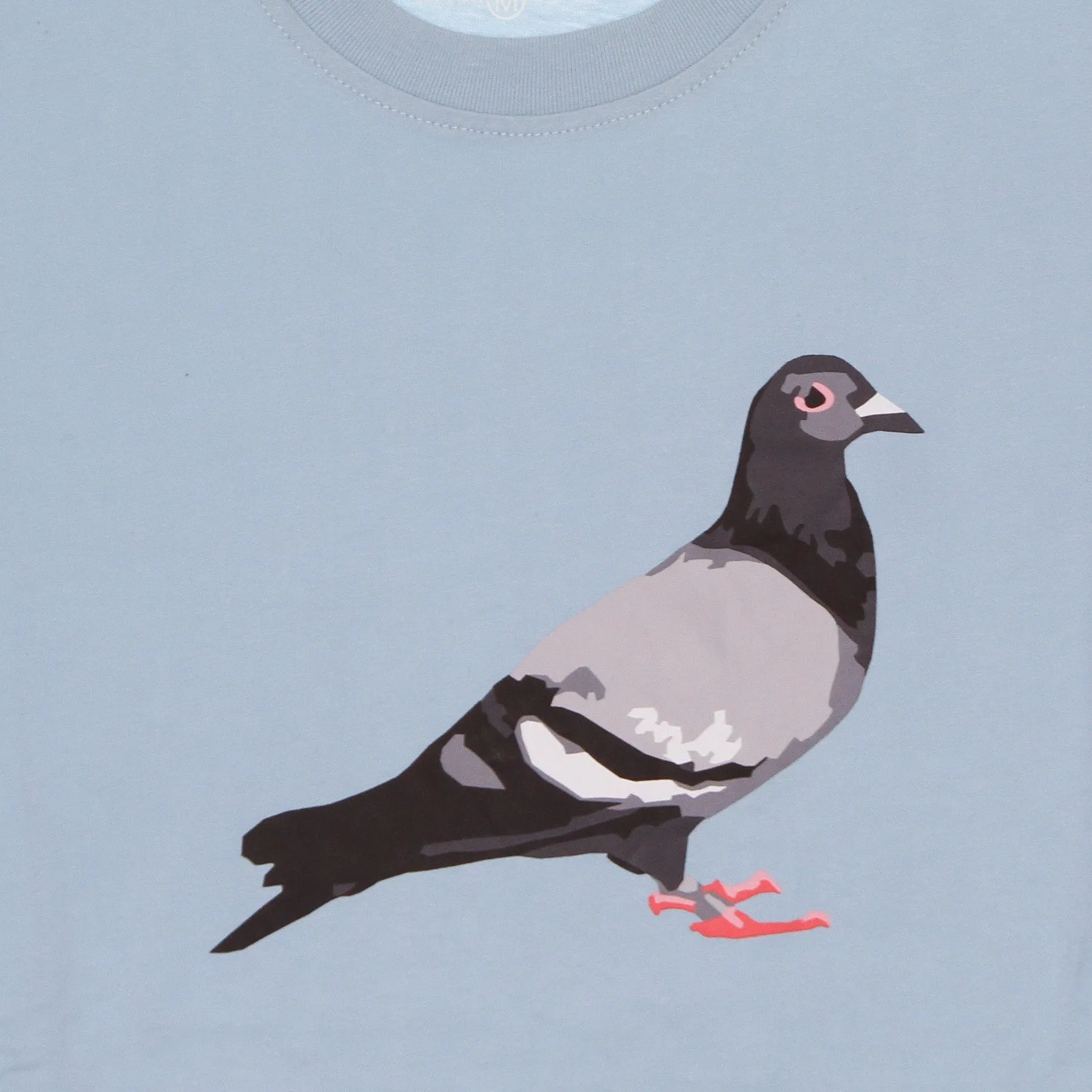 Maglietta Uomo Pigeon Logo Tee Sky Blue