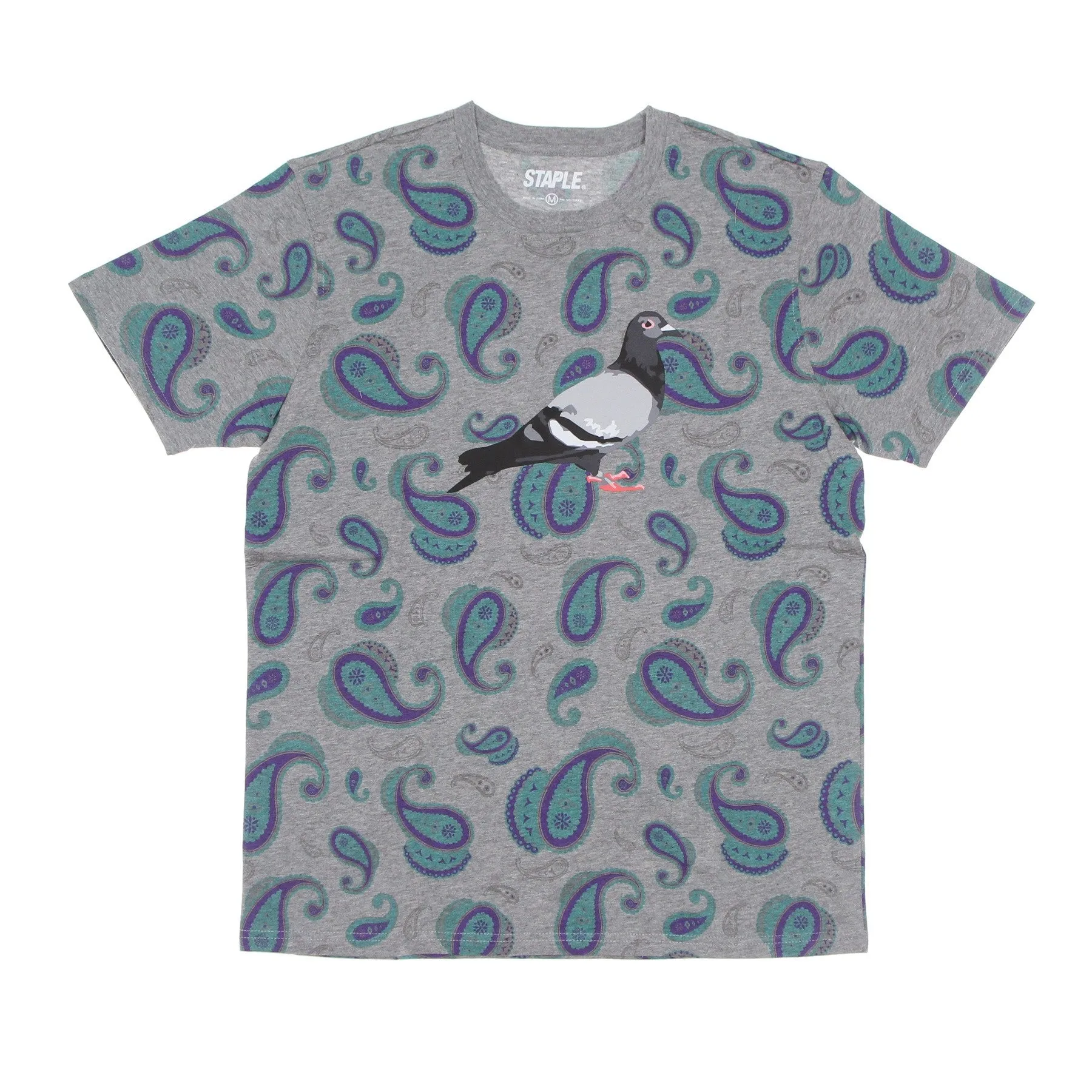 Maglietta Uomo Pigeon Logo Tee Teal