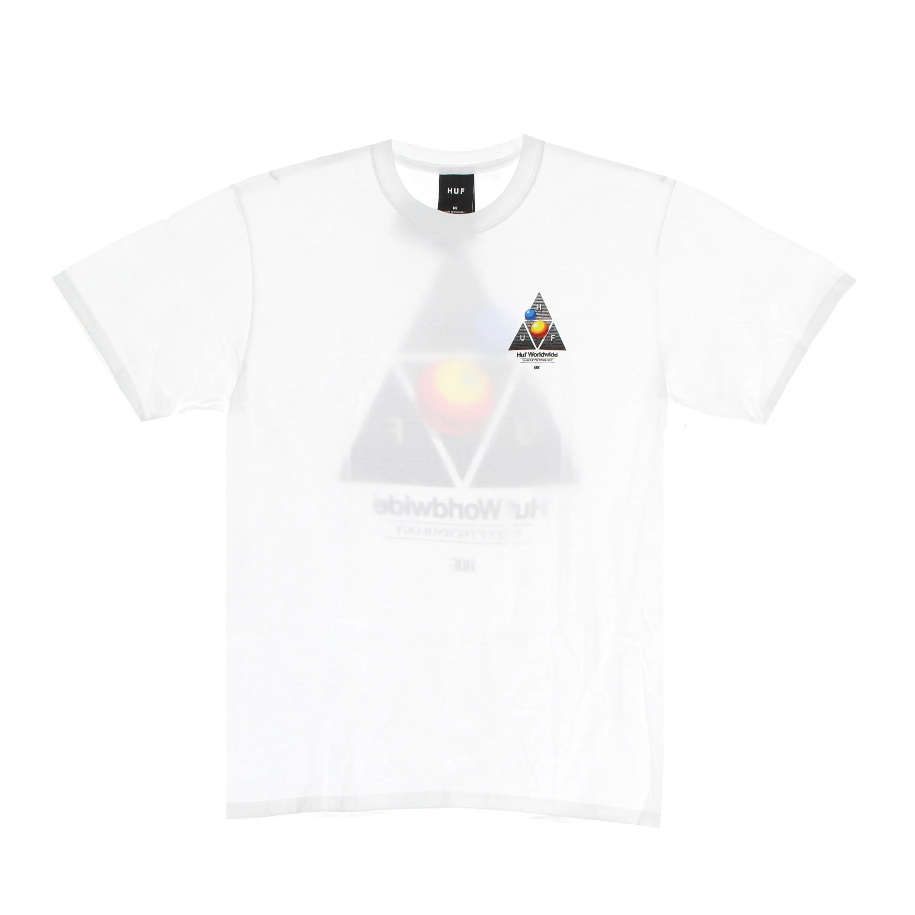 Maglietta Uomo Video Format Triple Triangle Tee White
