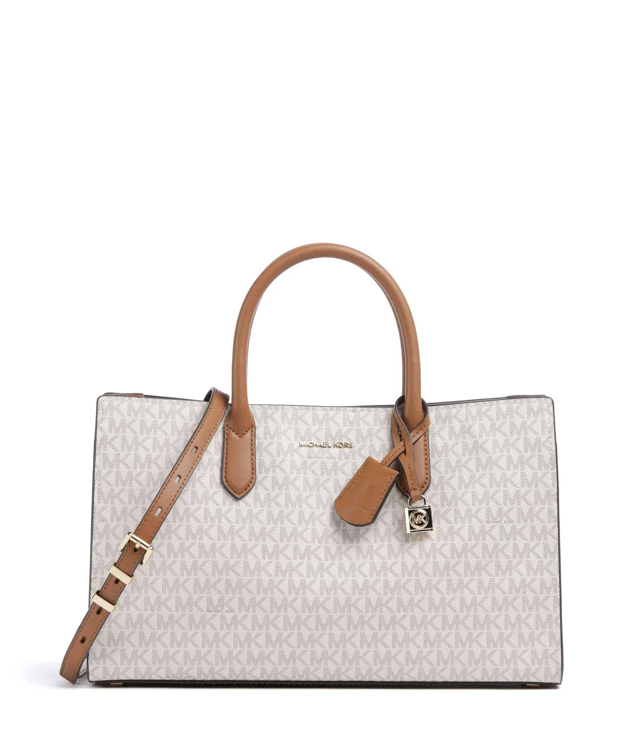  Michael Kors Scarlett Borsa a mano tela avorio  