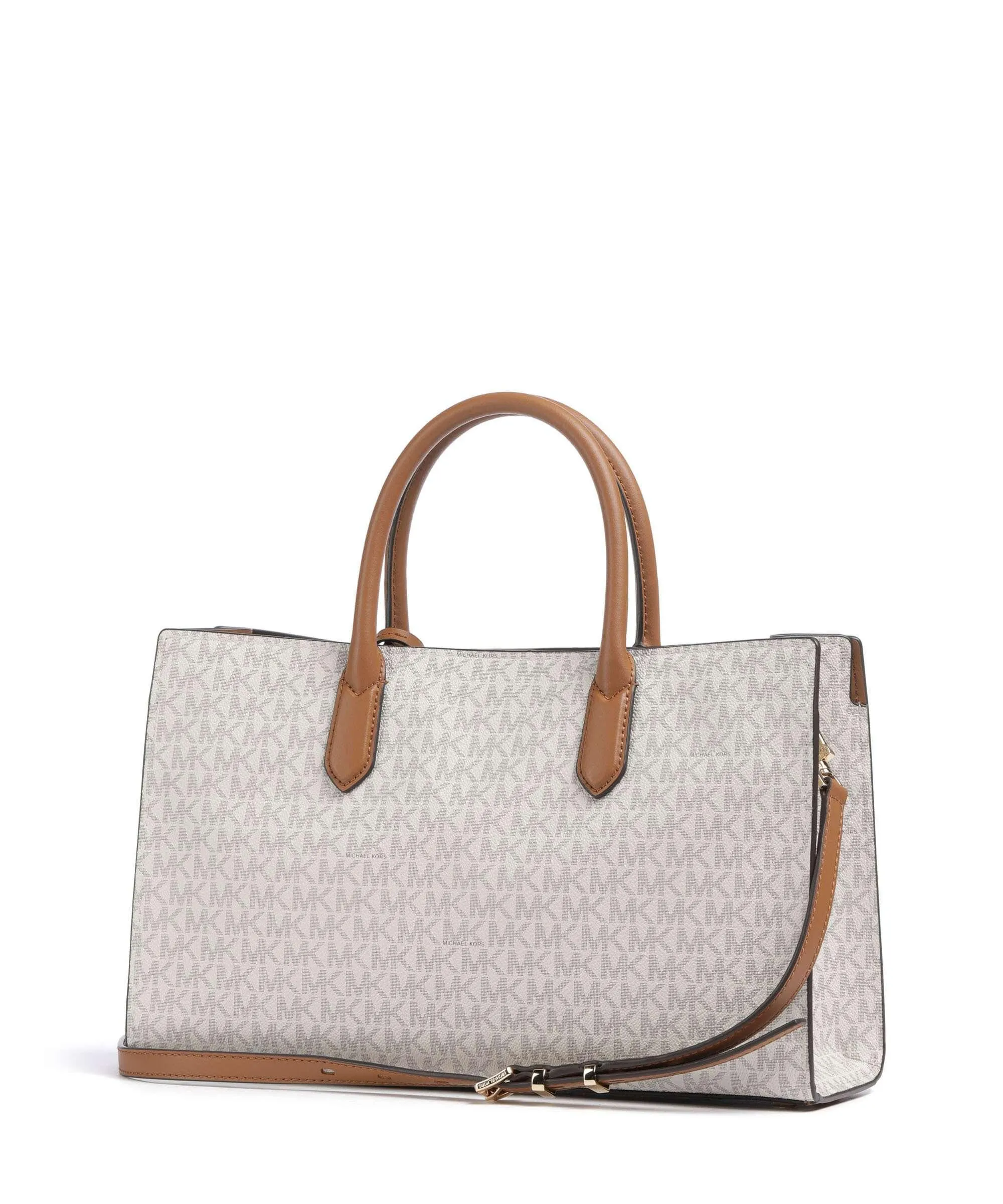  Michael Kors Scarlett Borsa a mano tela avorio  