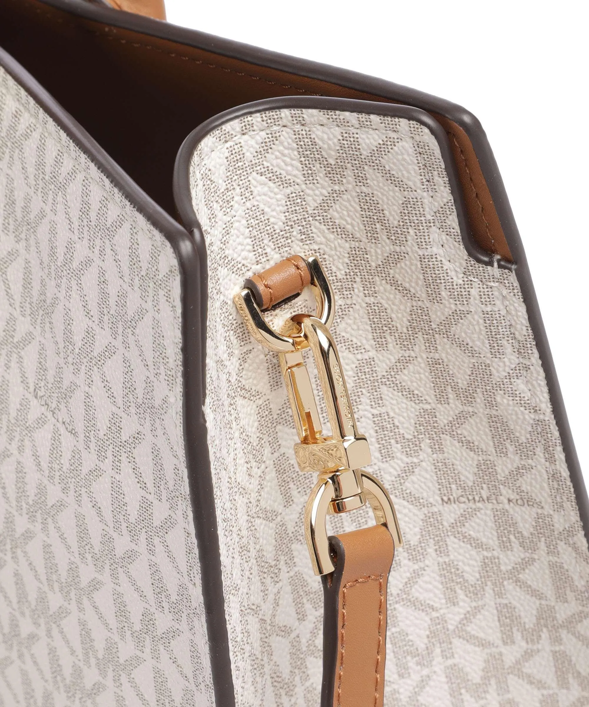  Michael Kors Scarlett Borsa a mano tela avorio  