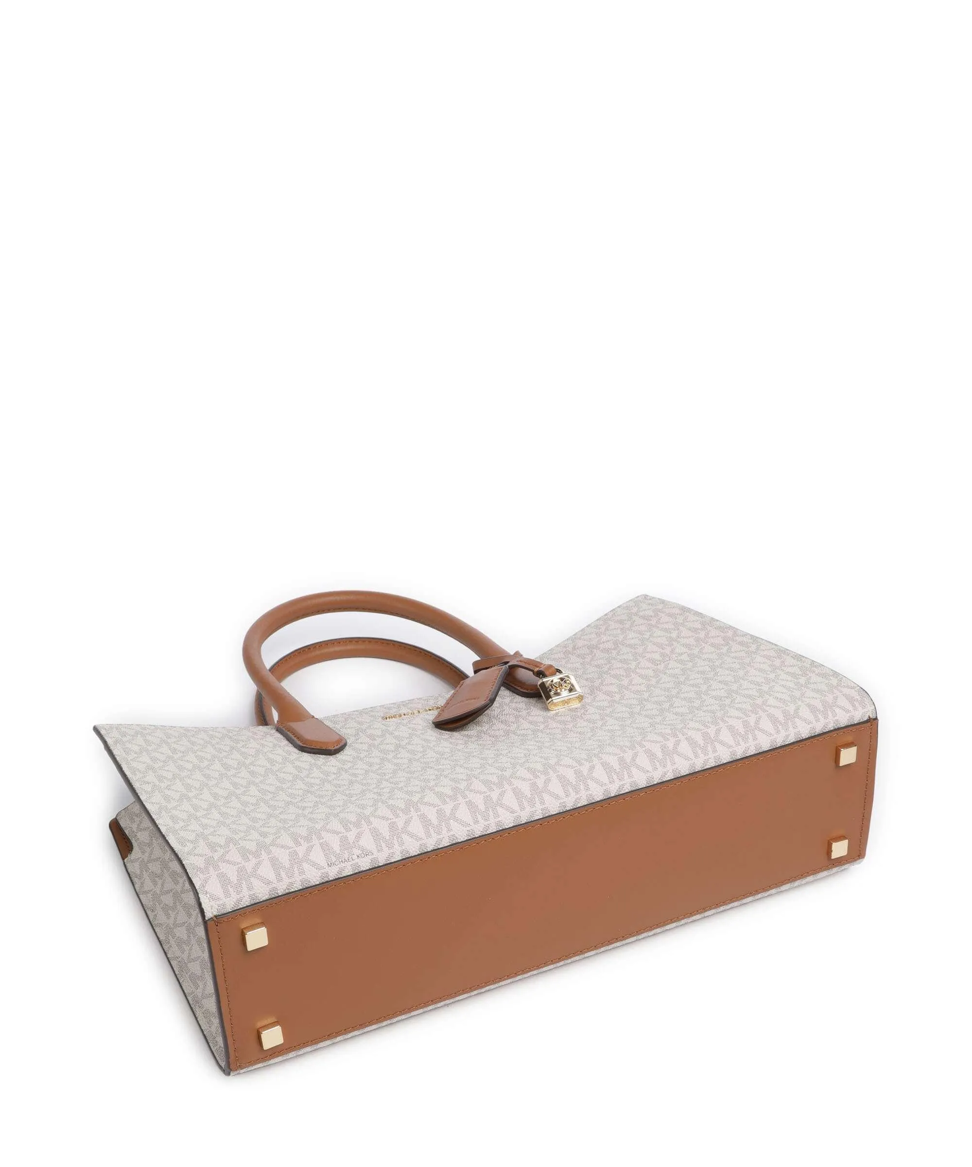  Michael Kors Scarlett Borsa a mano tela avorio  