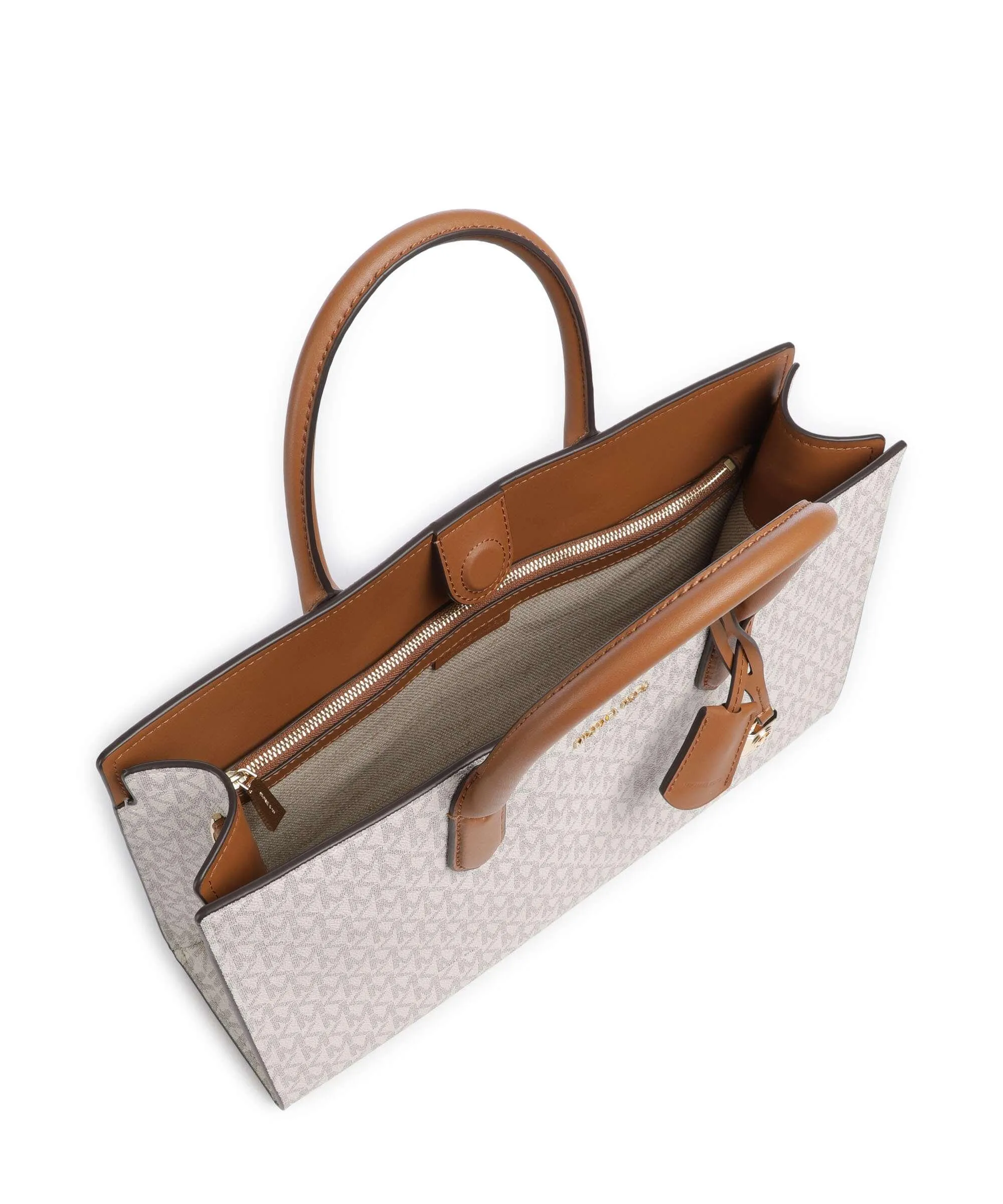  Michael Kors Scarlett Borsa a mano tela avorio  