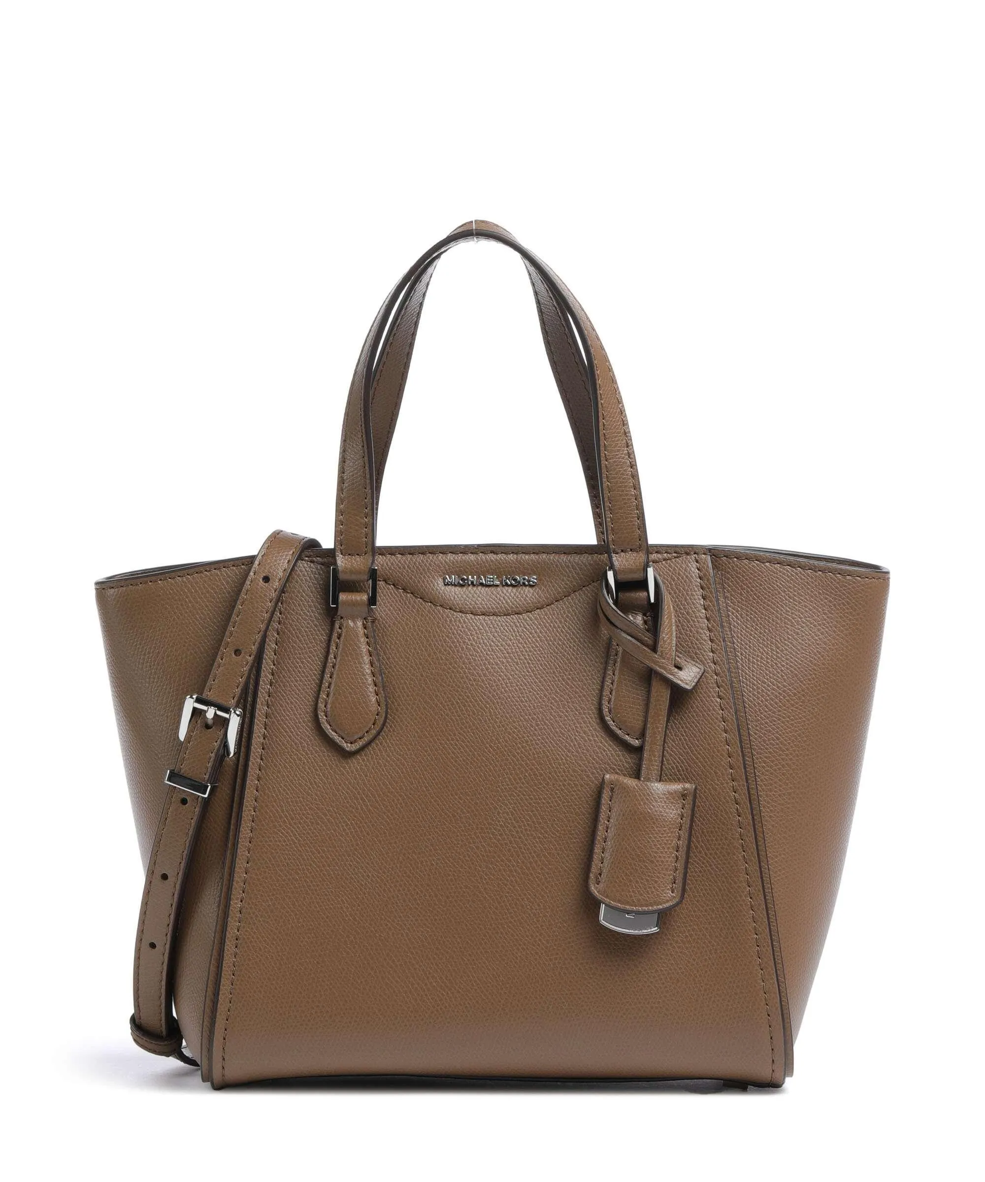  Michael Kors Taryn Borsa a mano pelle di vacchetta grana marrone  