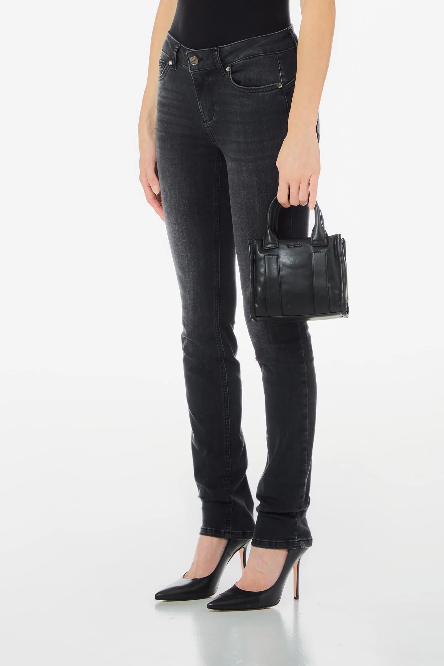 Mini borsa tote con logo