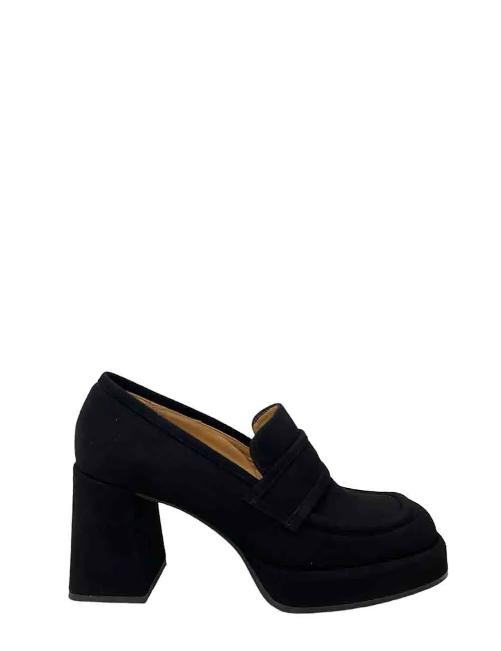 Mocassino con Tacco Nero