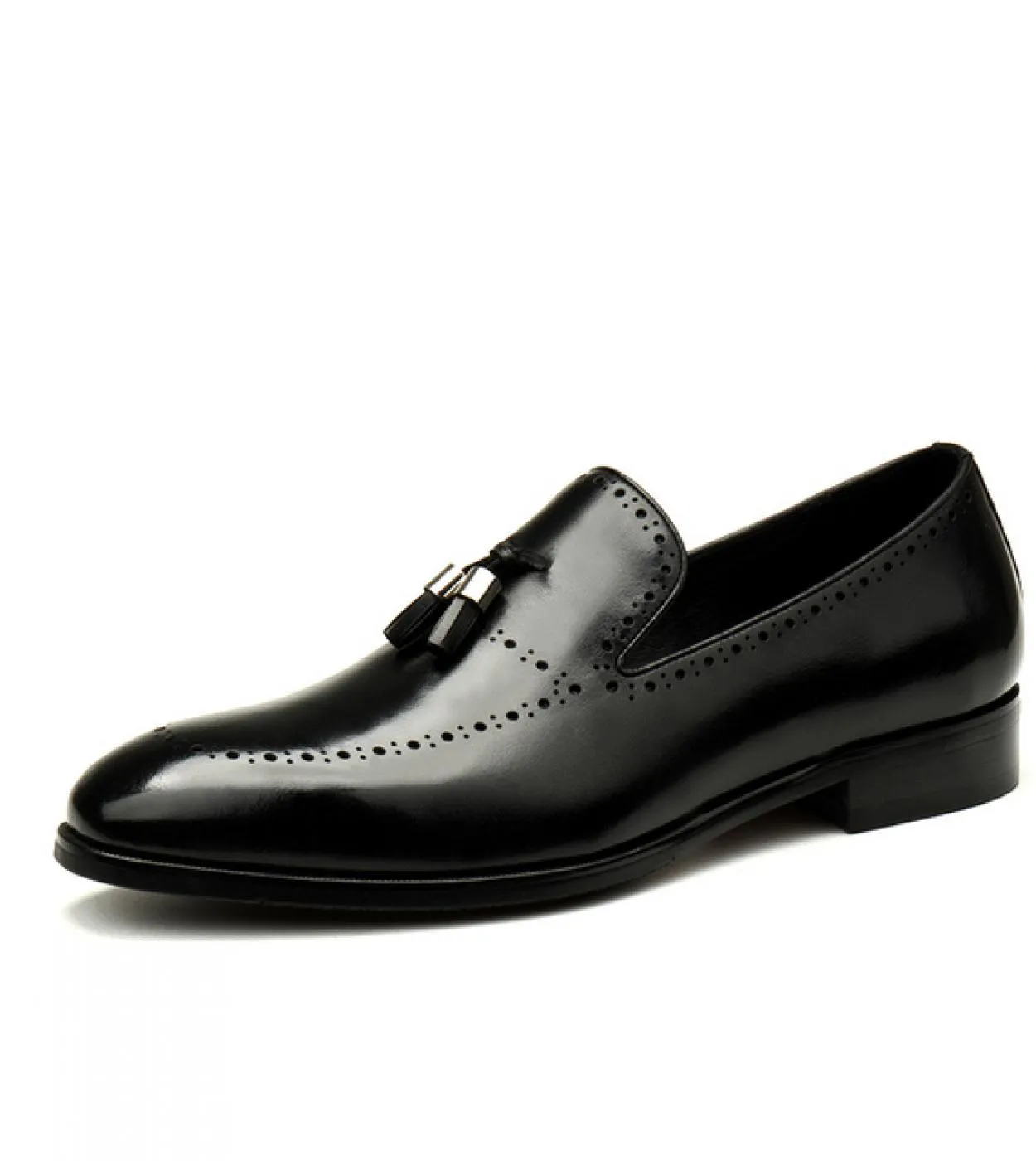 Moda Casual Uomo Scarpe eleganti di lusso Designer in vera pelle 2023 Nuovo stile Slip On Uomo Scarpe da lavoro da sposa Nappa L