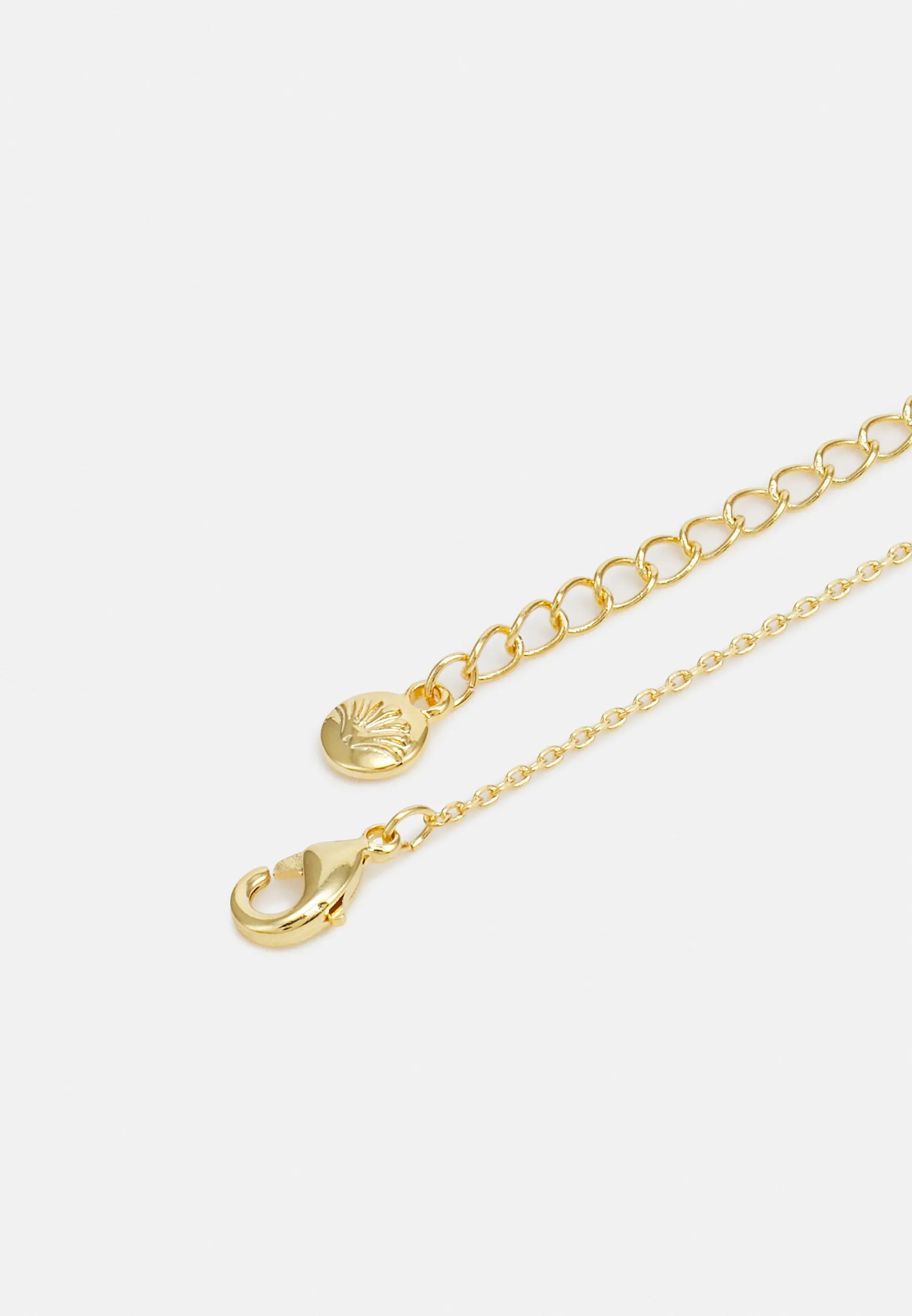 MOP HAMSA HAND CHARM NECKLACE - Collana