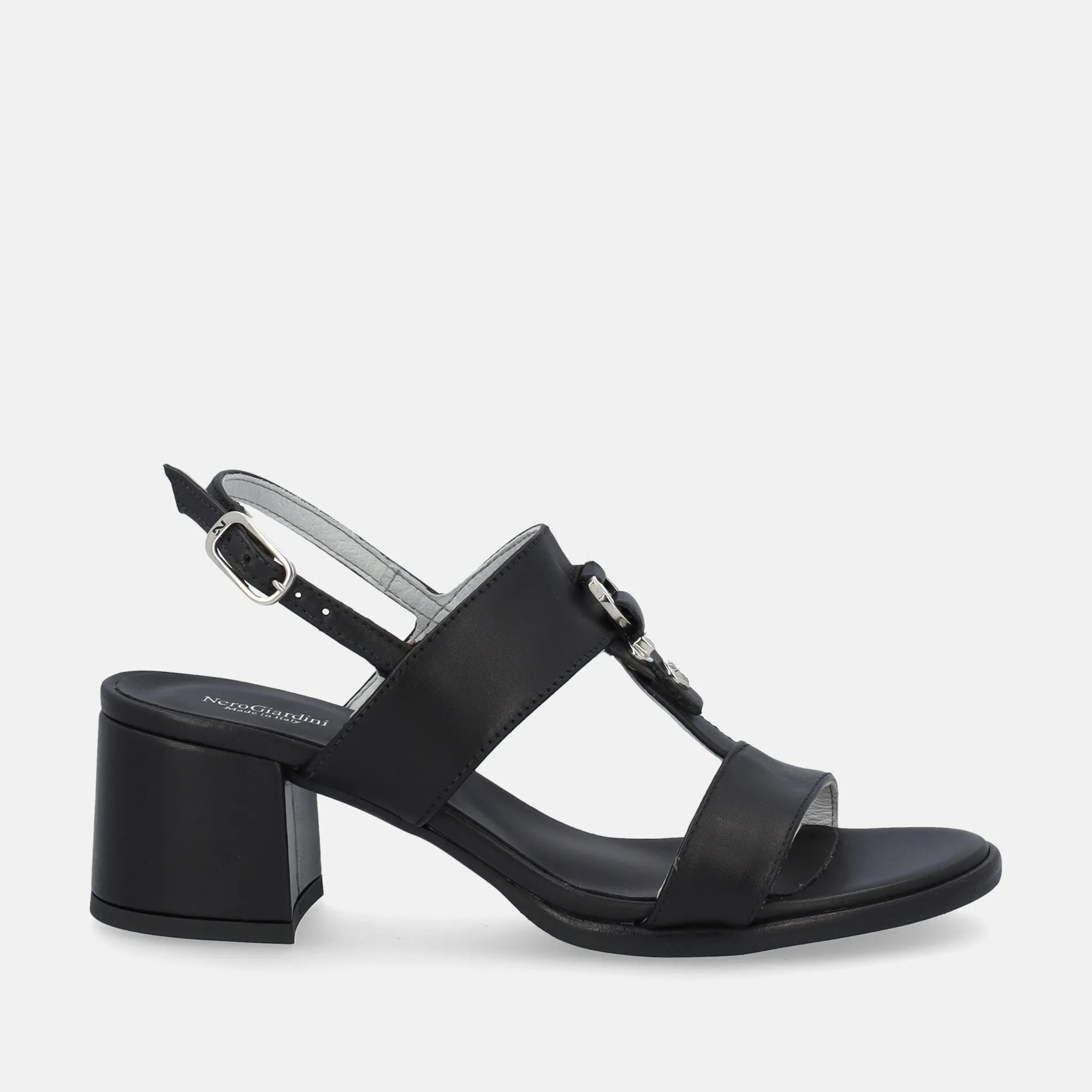 NERO GIARDINI SANDALI CON TACCO