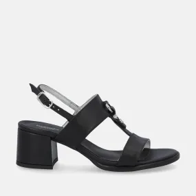 NERO GIARDINI SANDALI CON TACCO