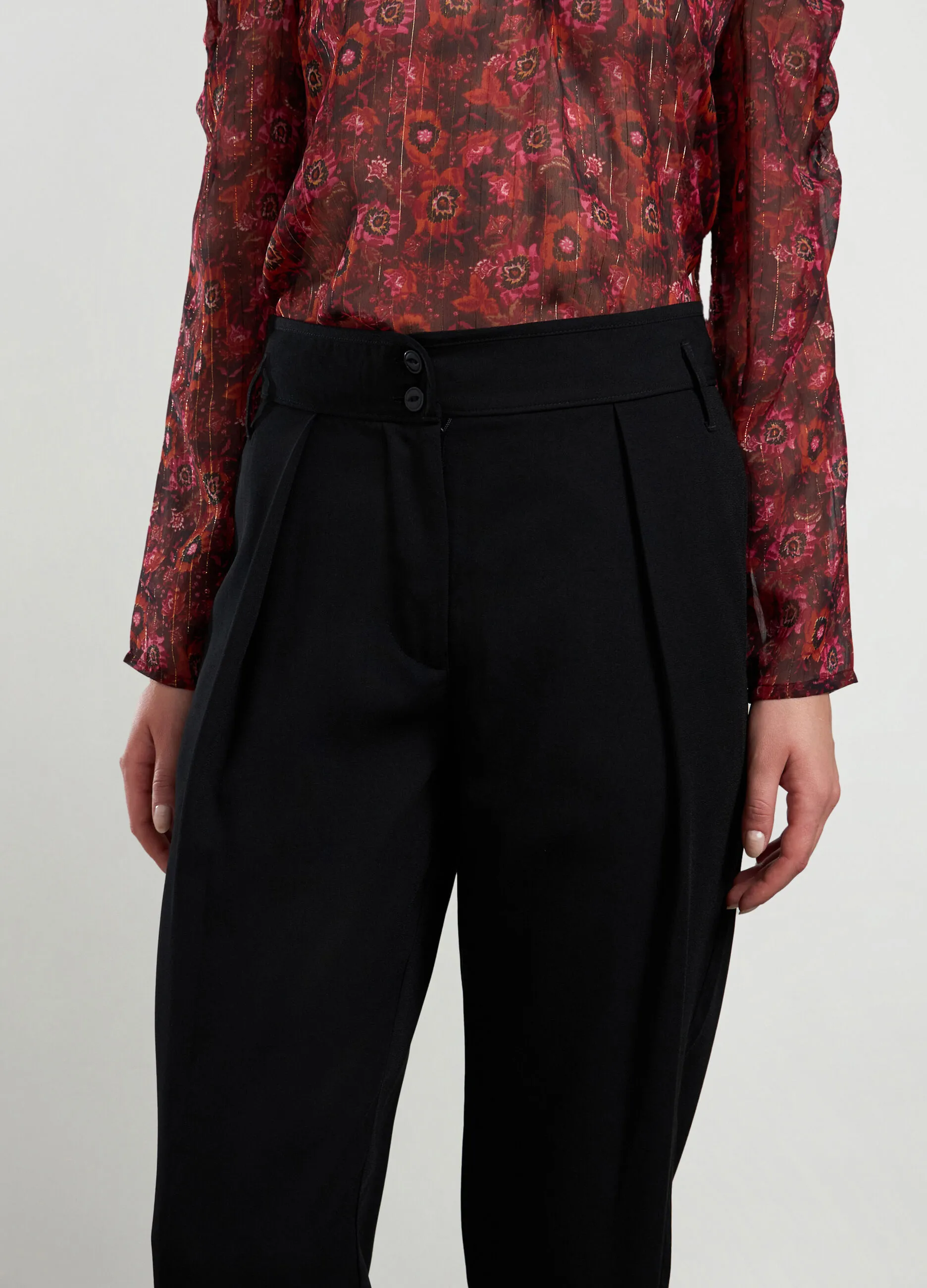NICE & CHIC  Pantaloni crepe donna