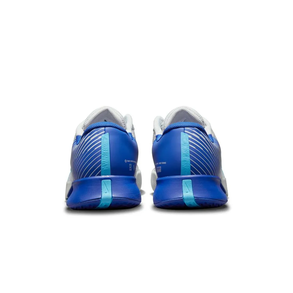 Nike Tennis Zoom Vapor Pro 2 Clay Bianco Blu Azzurro - Scarpe Da Tennis Uomo