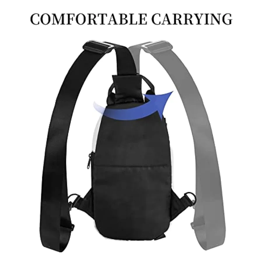 OGNOT Zaino a tracolla con teschio stampato a tracolla per uomo, borsa multiuso per viaggi a piedi, Nero , Taglia unica 22915242