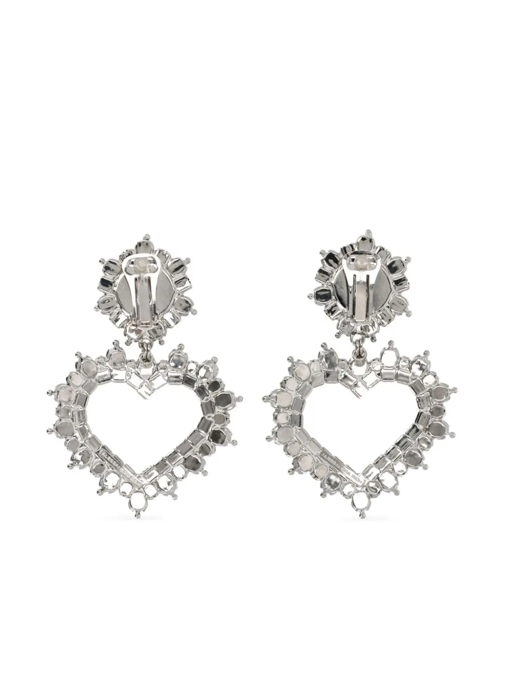 Orecchini con pendente a cuore in argento Alessandra Rich - donna