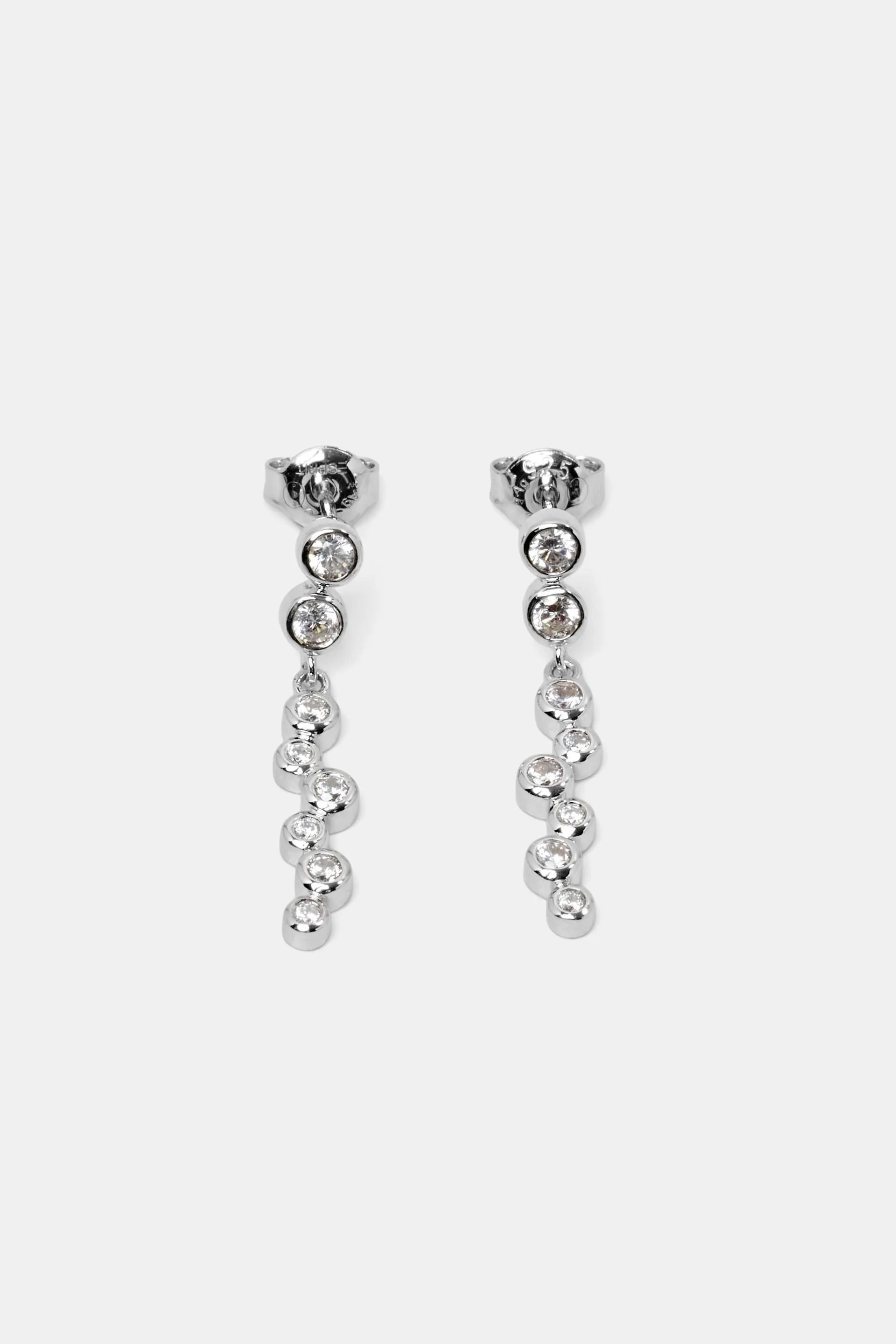 Orecchini in argento sterling con zirconi