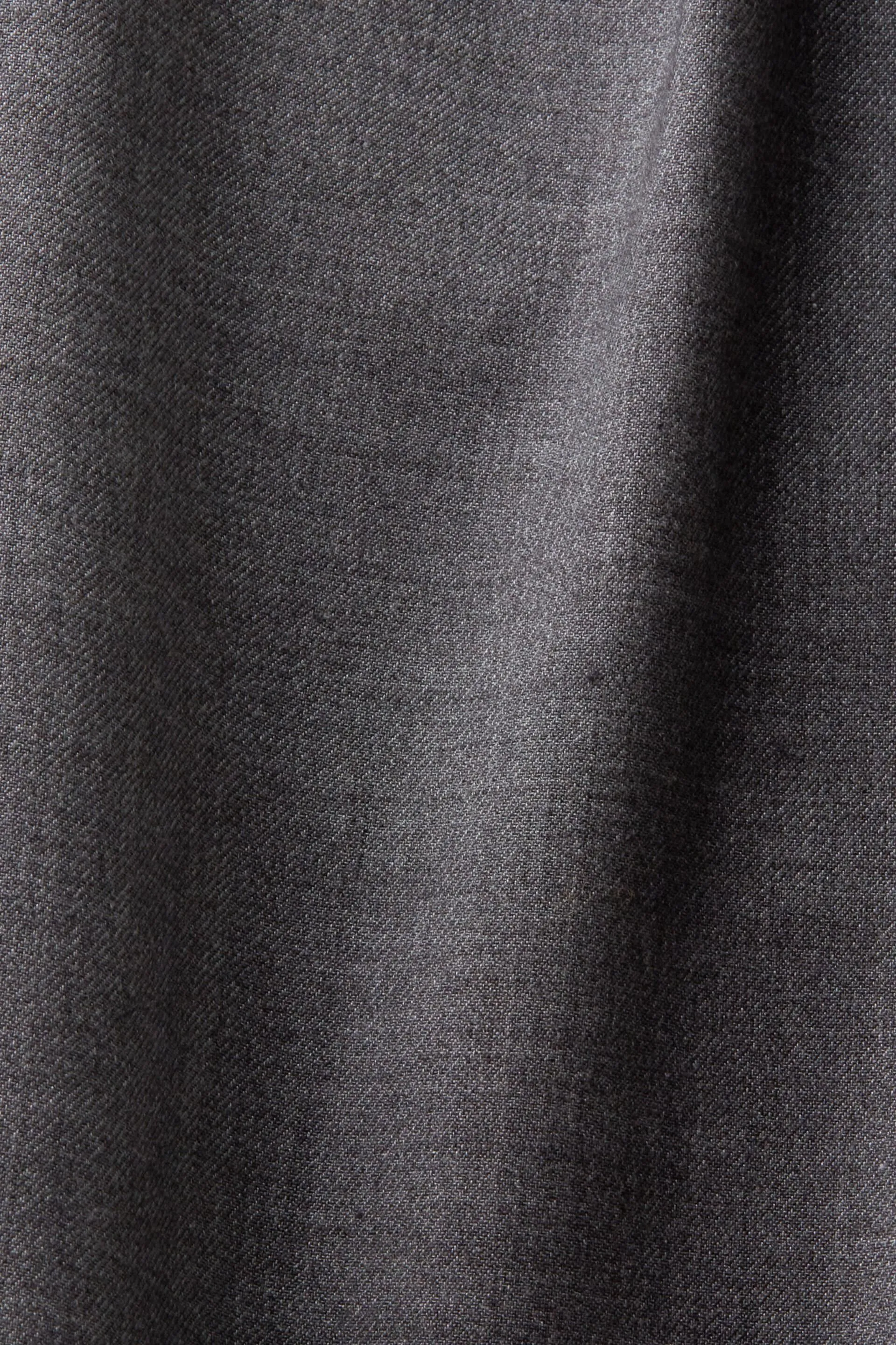 Pantaloni a gamba larga con piega a vita alta