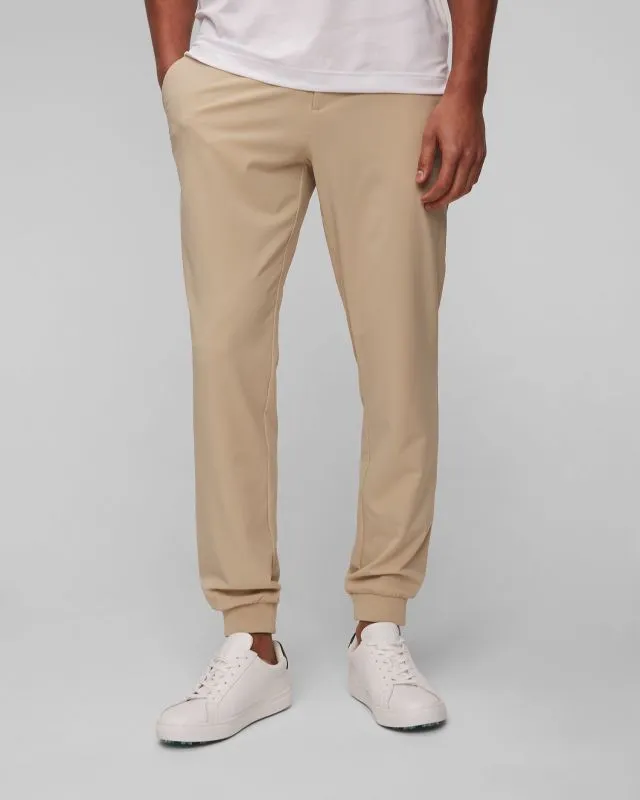Pantaloni beige da uomo J.Lindeberg Cuff Jogger Pant