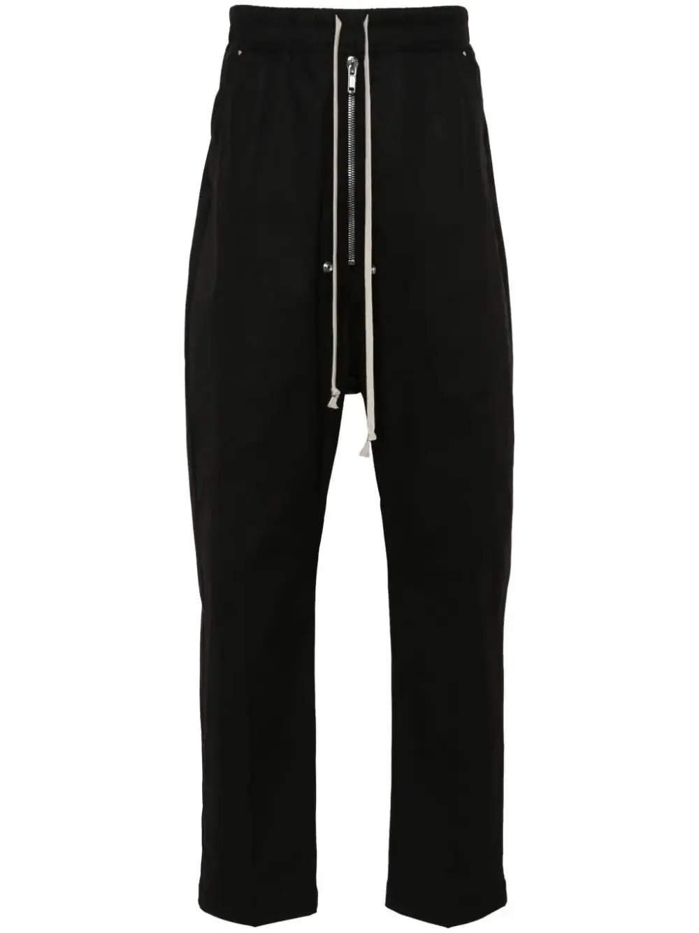 Pantaloni Bela in popeline di cotone pesante color nero