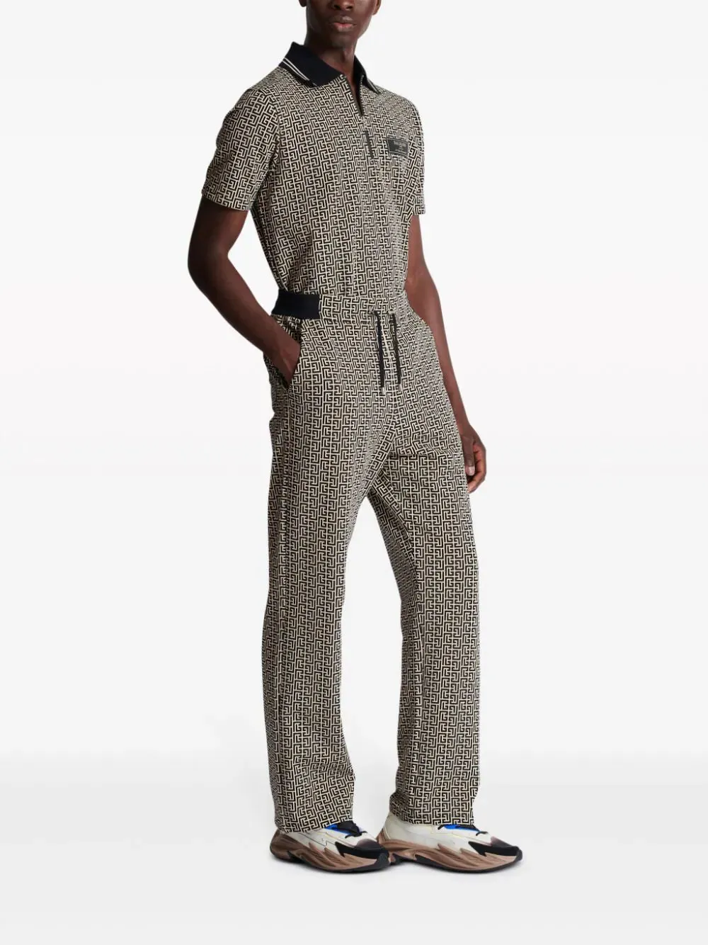 Pantaloni con monogramma PB labirinto