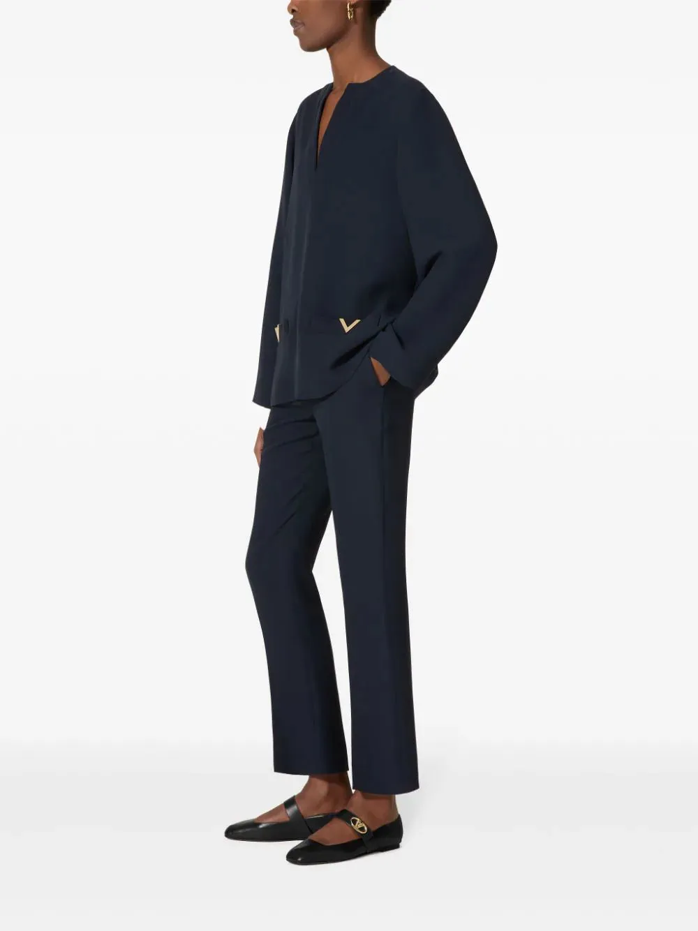 Pantaloni crop