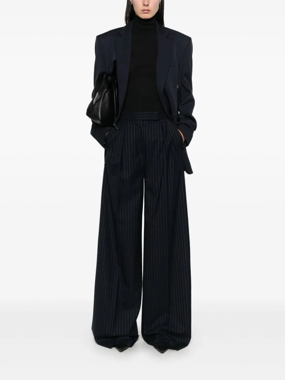Pantaloni gessati Bacca