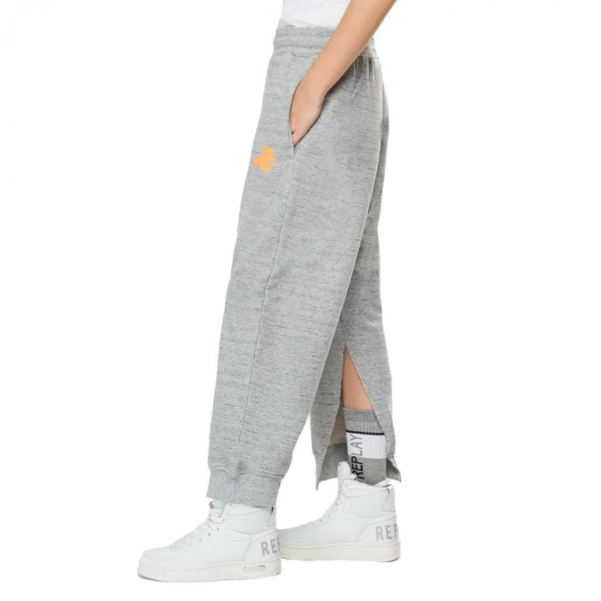 Pantaloni Jogger Replay The Forty Years, Grigio