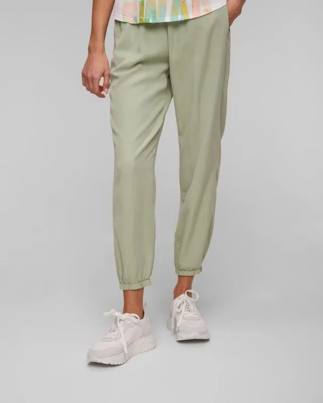 Pantaloni jogger verde oliva da donna Deha