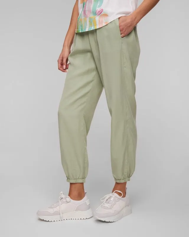 Pantaloni jogger verde oliva da donna Deha