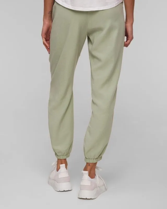 Pantaloni jogger verde oliva da donna Deha