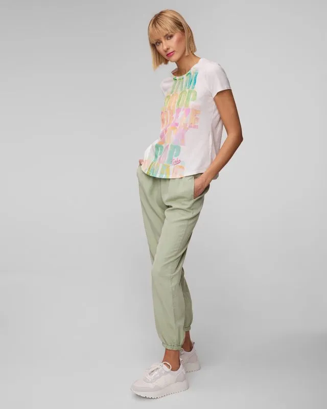 Pantaloni jogger verde oliva da donna Deha