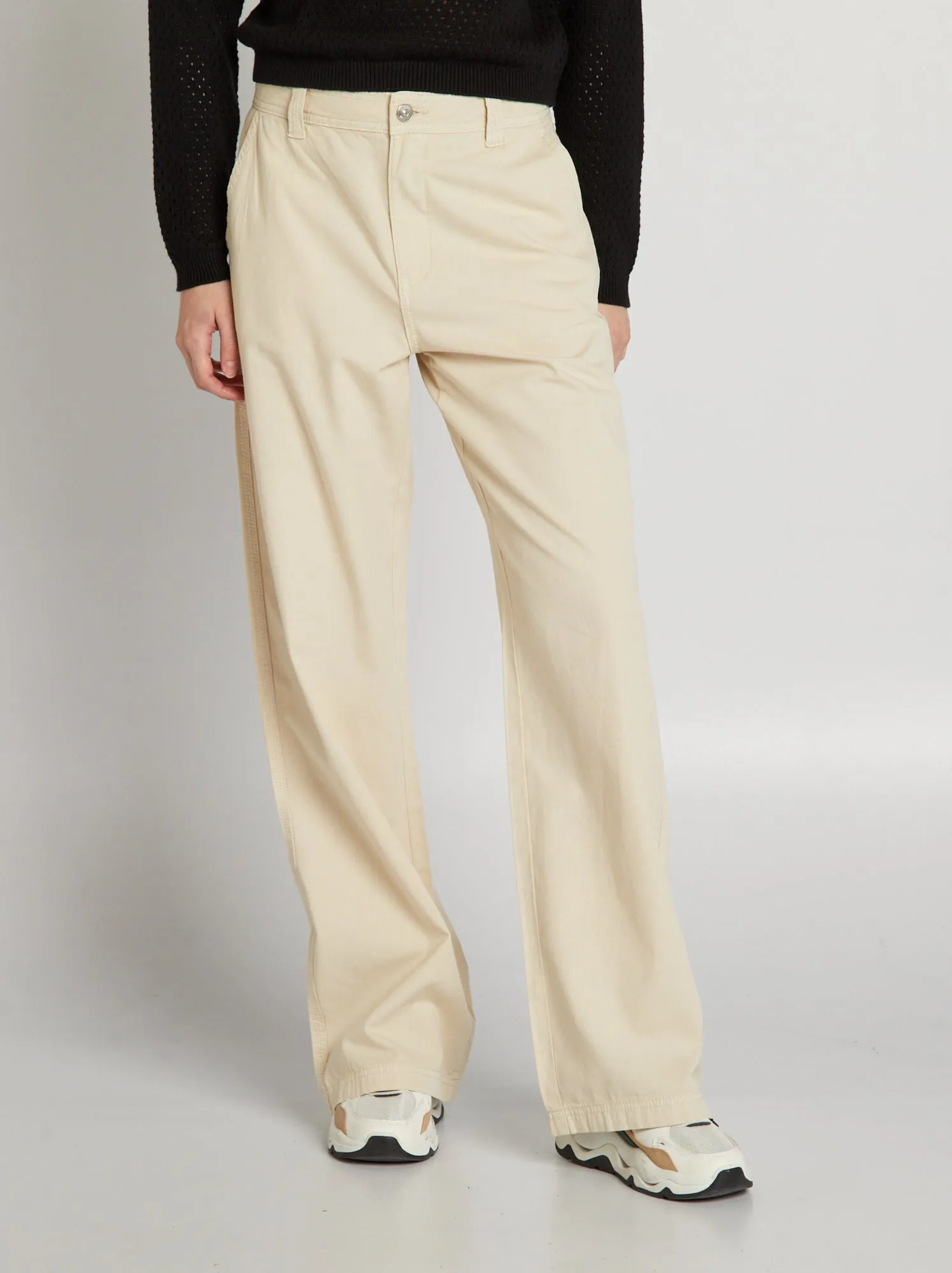 Pantaloni larghi e leggeri - GRIGIO