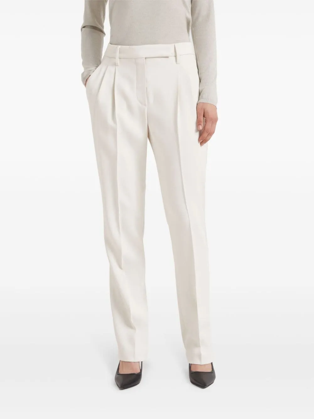 Pantaloni sartoriali a vita alta