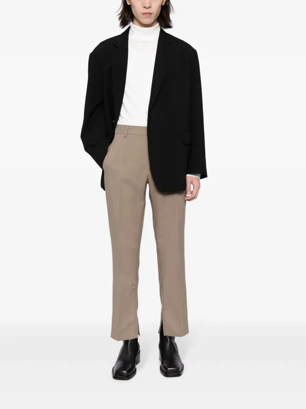 Pantaloni sartoriali con zip