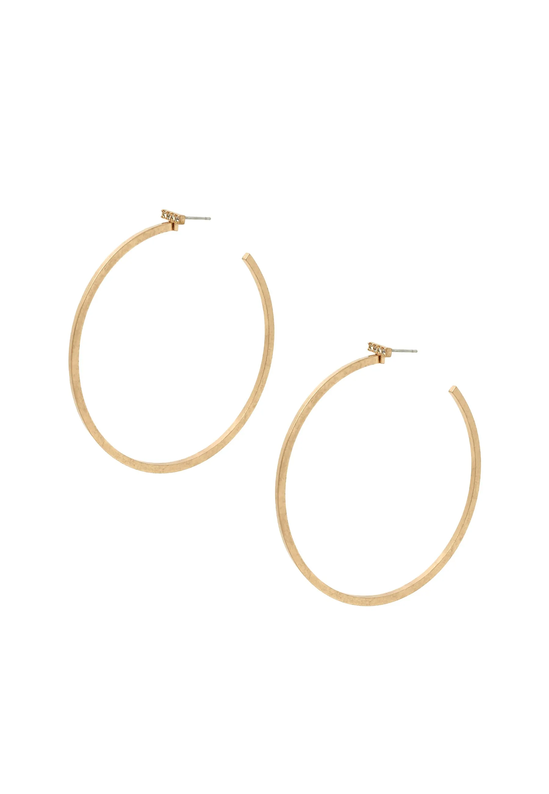 PAVE BAR HOOP  - Orecchini