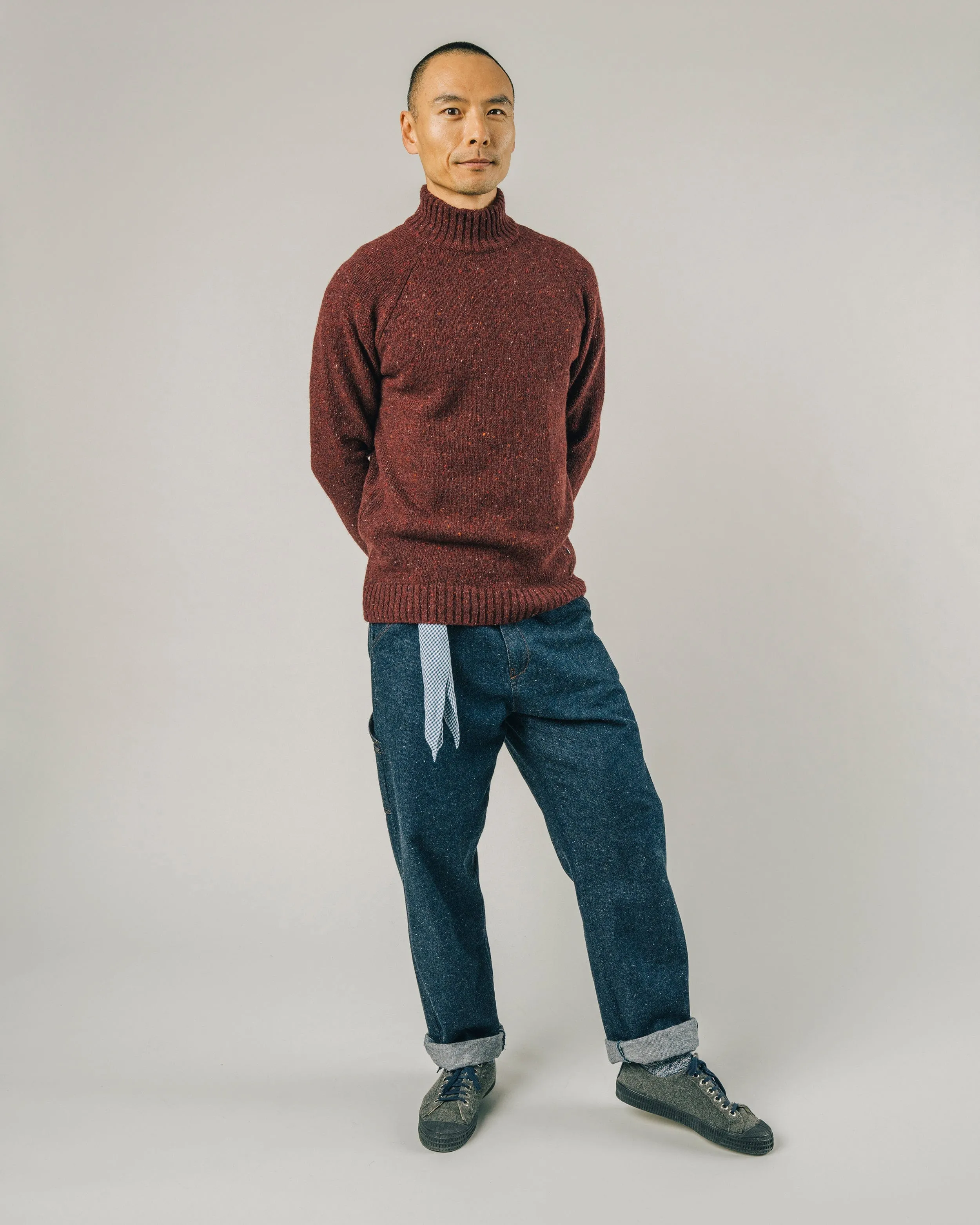 PERKINS SWEATER - BORDEAUX