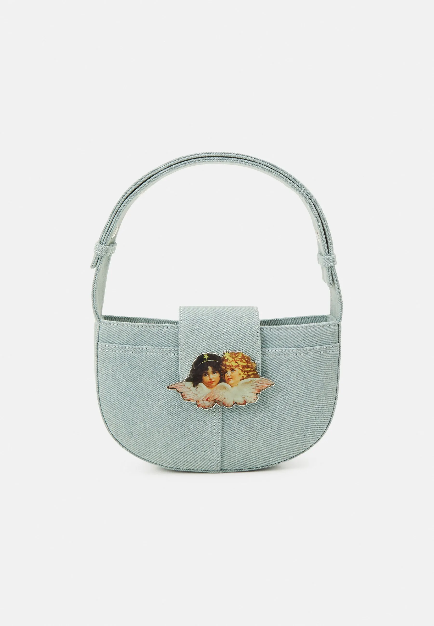 PRINT CLASP BAG - Borsa a mano