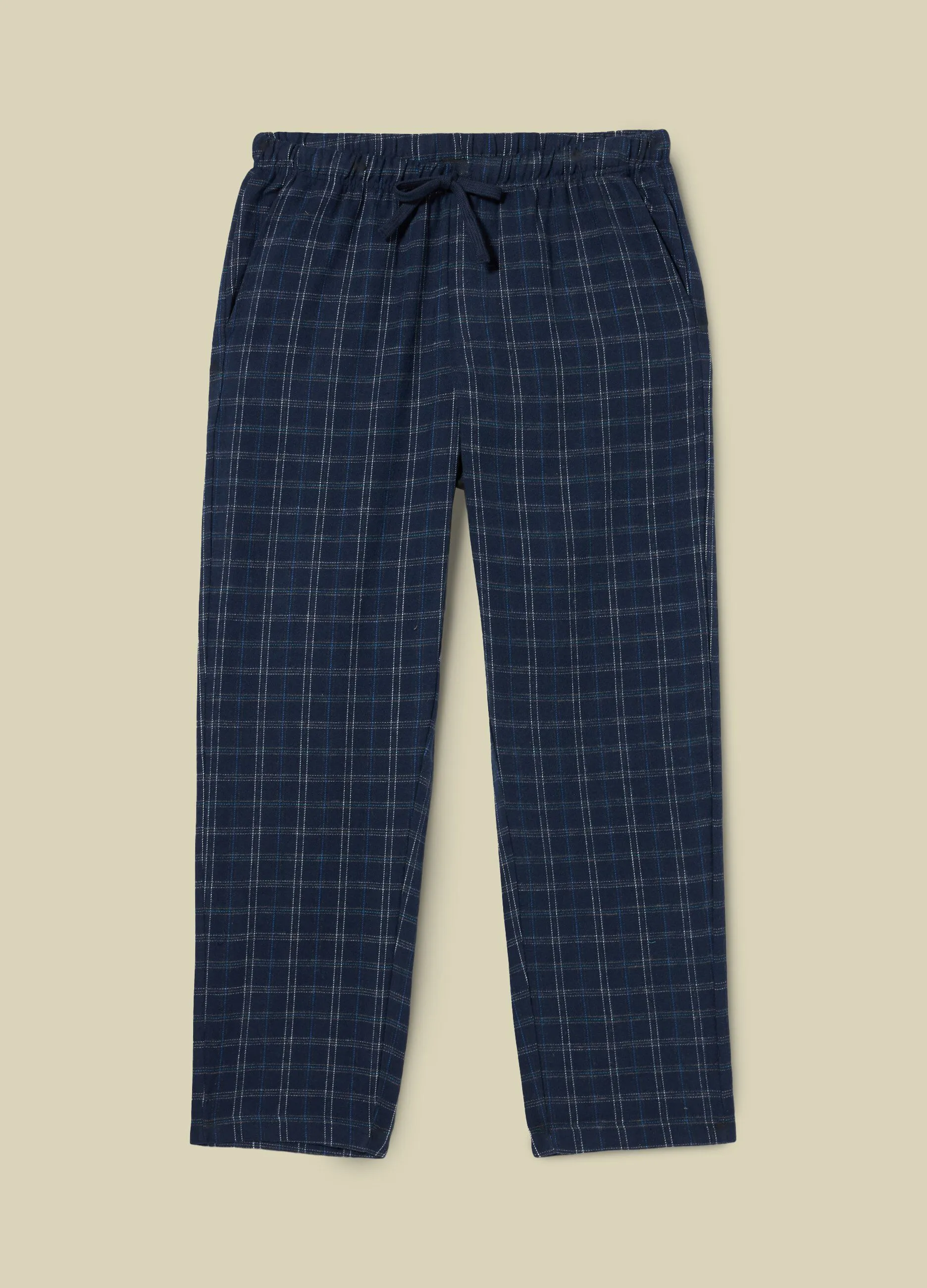 PRIVACY  Pantaloni lunghi pigiama in flanella uomo