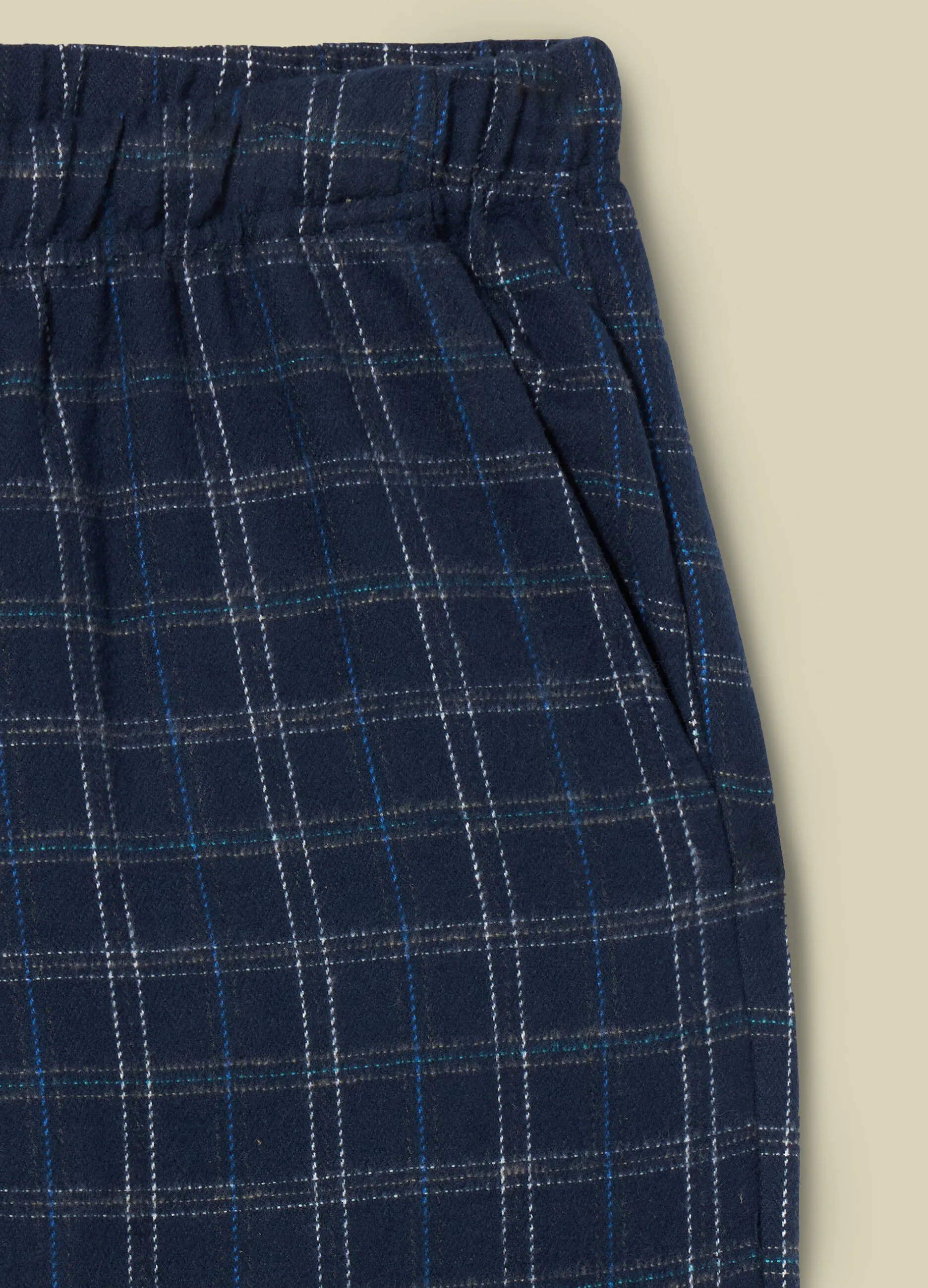 PRIVACY  Pantaloni lunghi pigiama in flanella uomo
