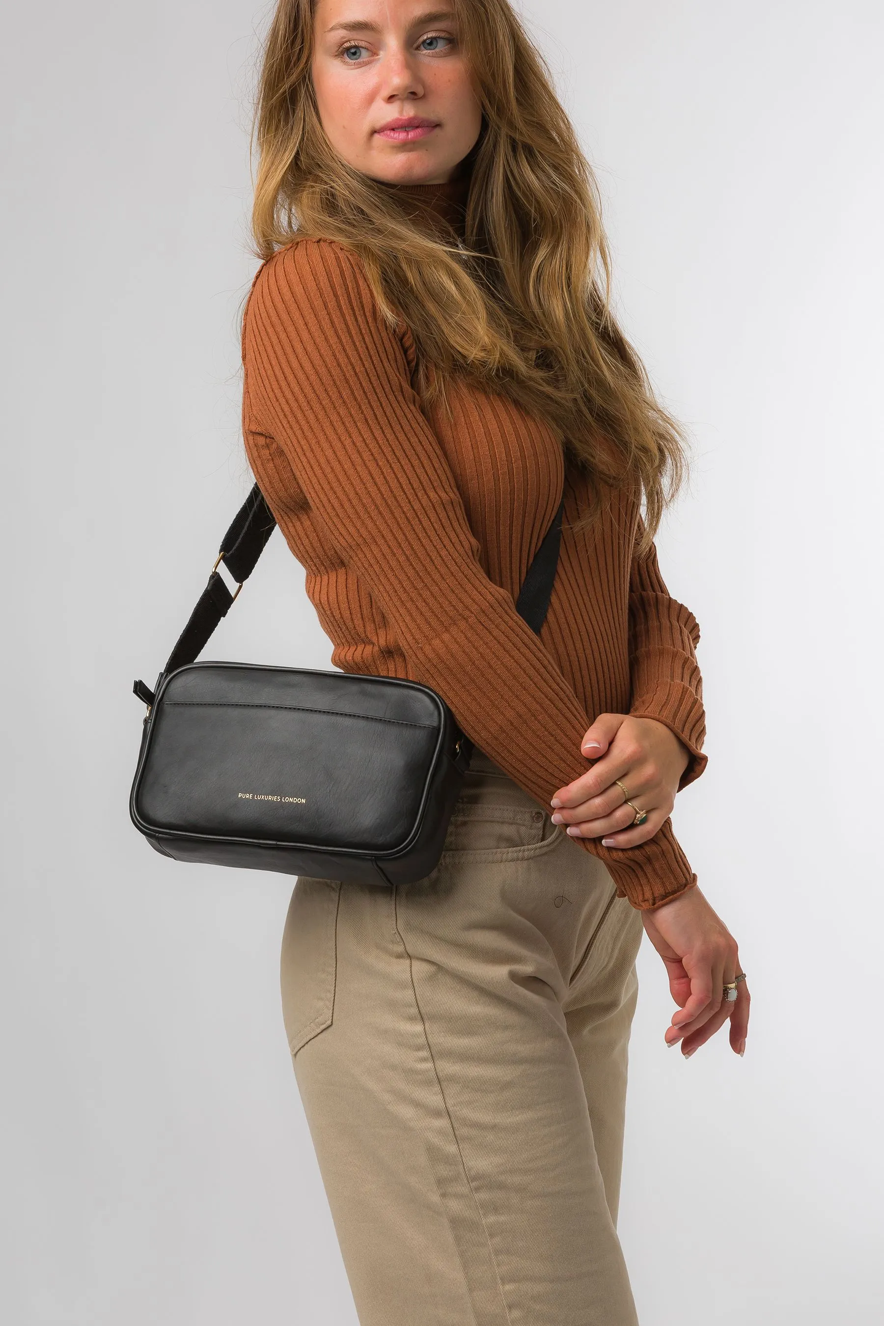 Pure Luxuries London - Dion - Borsa a tracolla in pelle nappa
