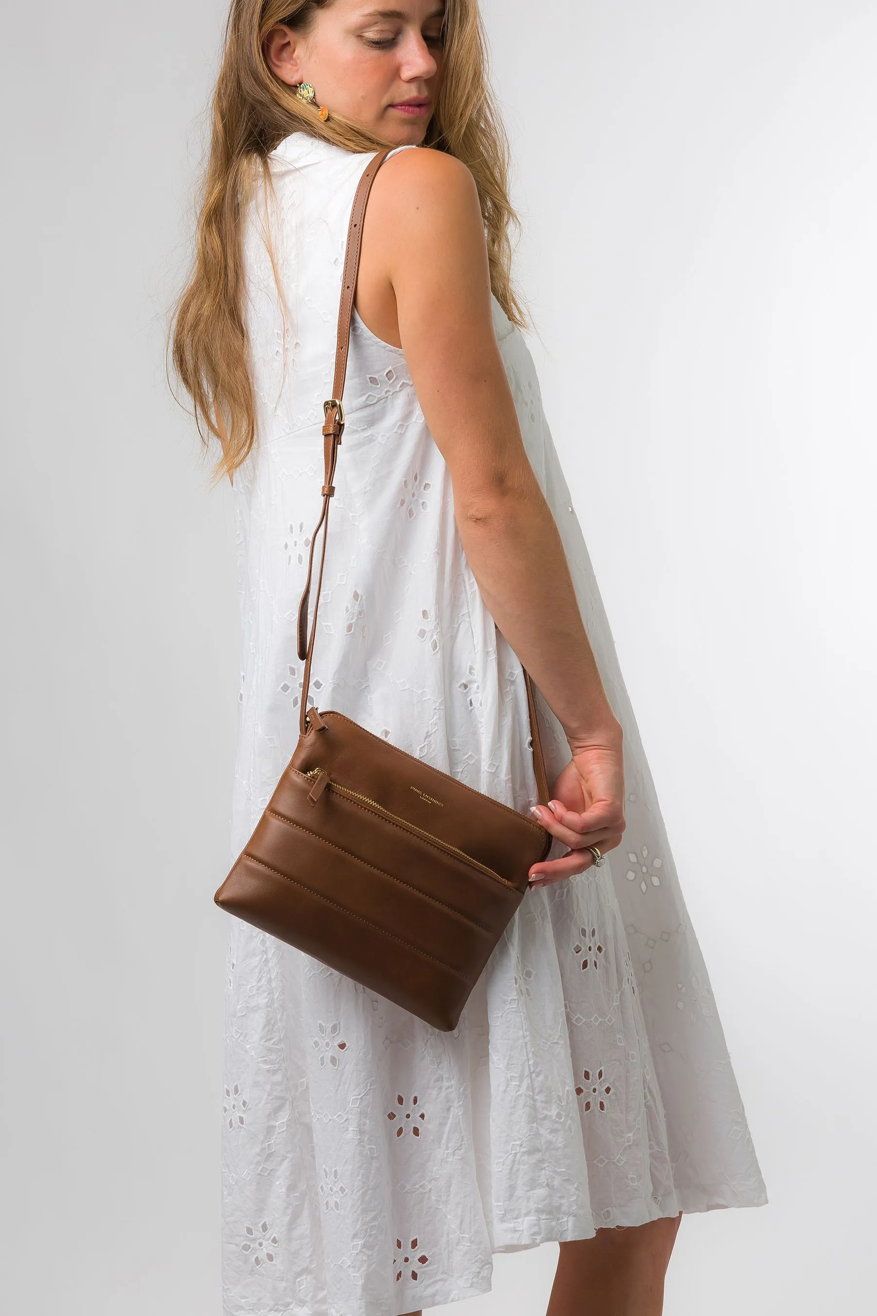 Pure Luxuries London - Finola - Borsa a tracolla in pelle nappa