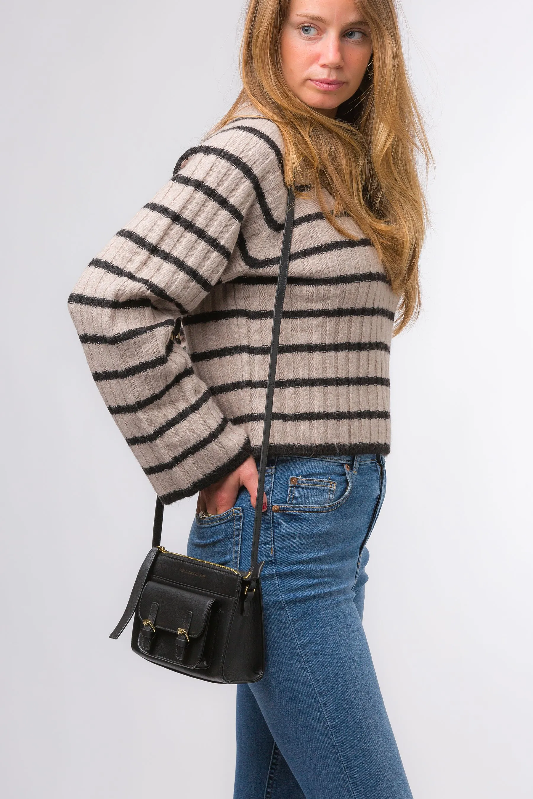 Pure Luxuries London - Monica - Borsa a tracolla in pelle nappa