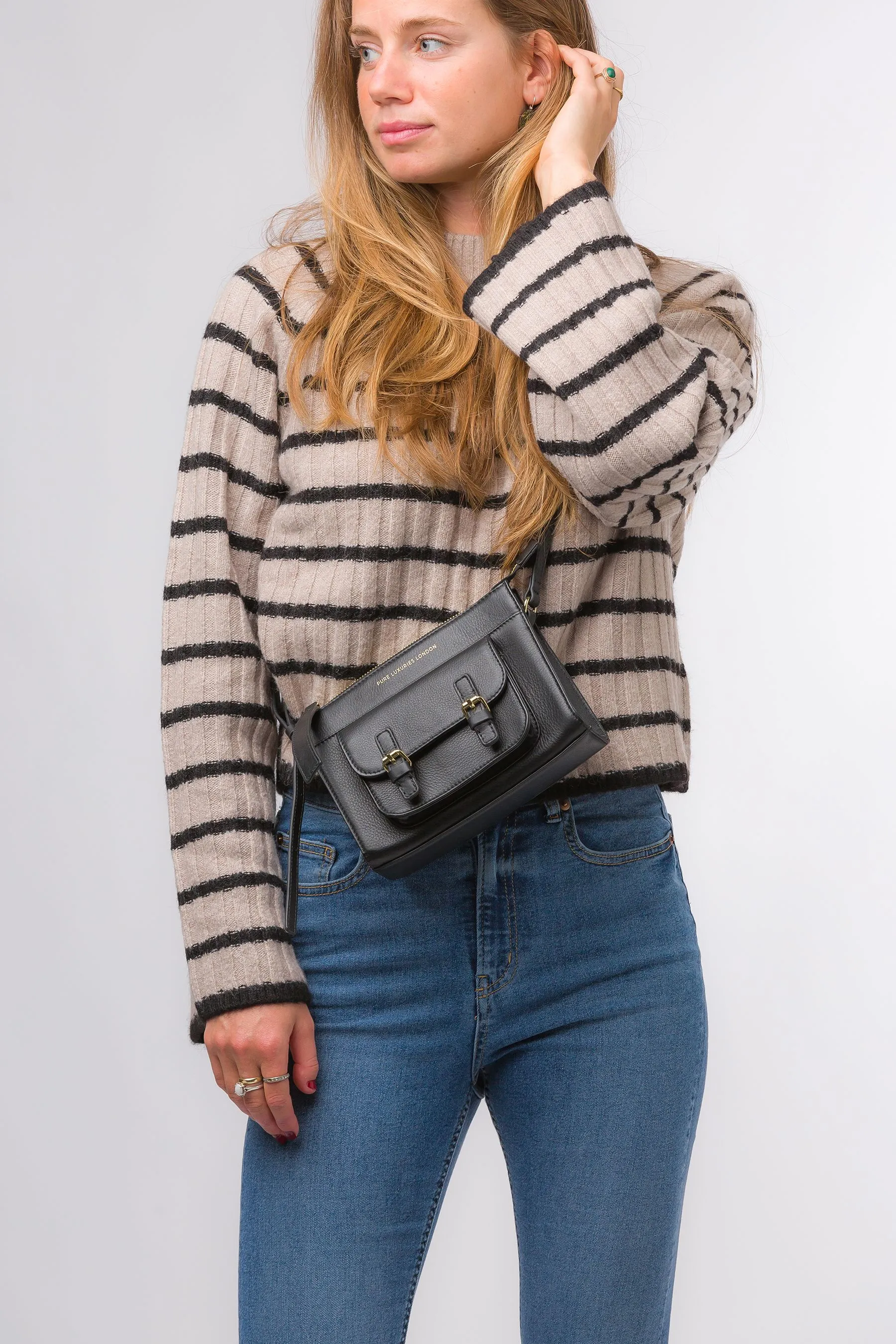 Pure Luxuries London - Monica - Borsa a tracolla in pelle nappa